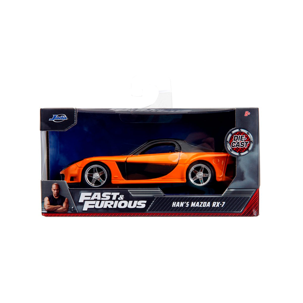 VEHÍCULO DE JUGUETE JADA DIECAST MAZDA RX-7 ESCALA 1:32 RÁPIDOS Y FURIOSOS - 1
