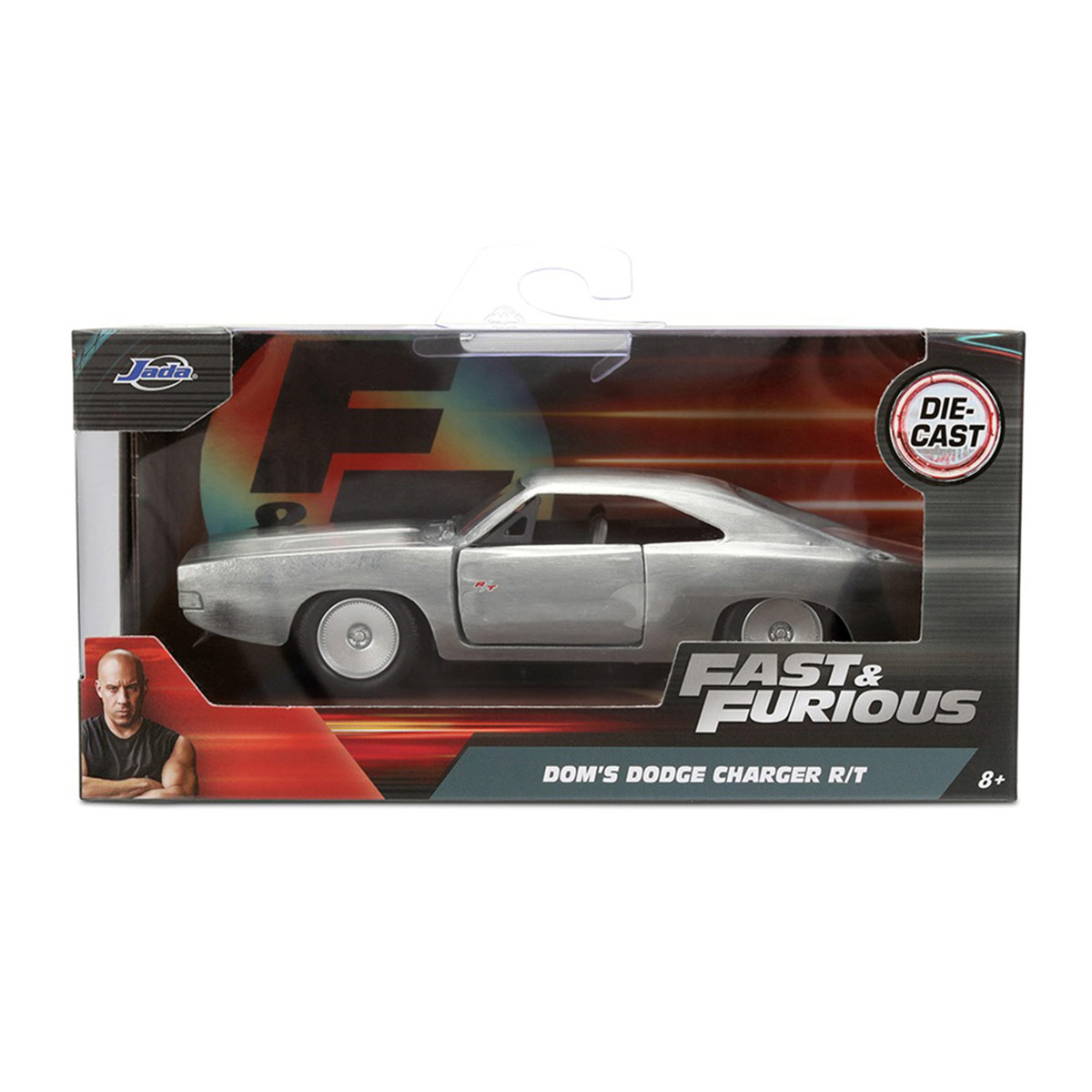 VEHÍCULO DE JUGUETE JADA DIECAST DODGE CHARGER 1968 ESCALA 1:32 RÁPIDOS Y FURIOSOS - 1