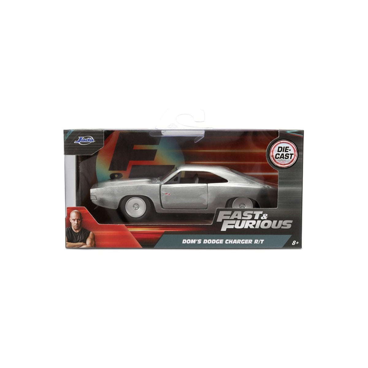 VEHÍCULO DE JUGUETE JADA DIECAST DODGE CHARGER 1968 ESCALA 1:32 RÁPIDOS Y FURIOSOS - 2