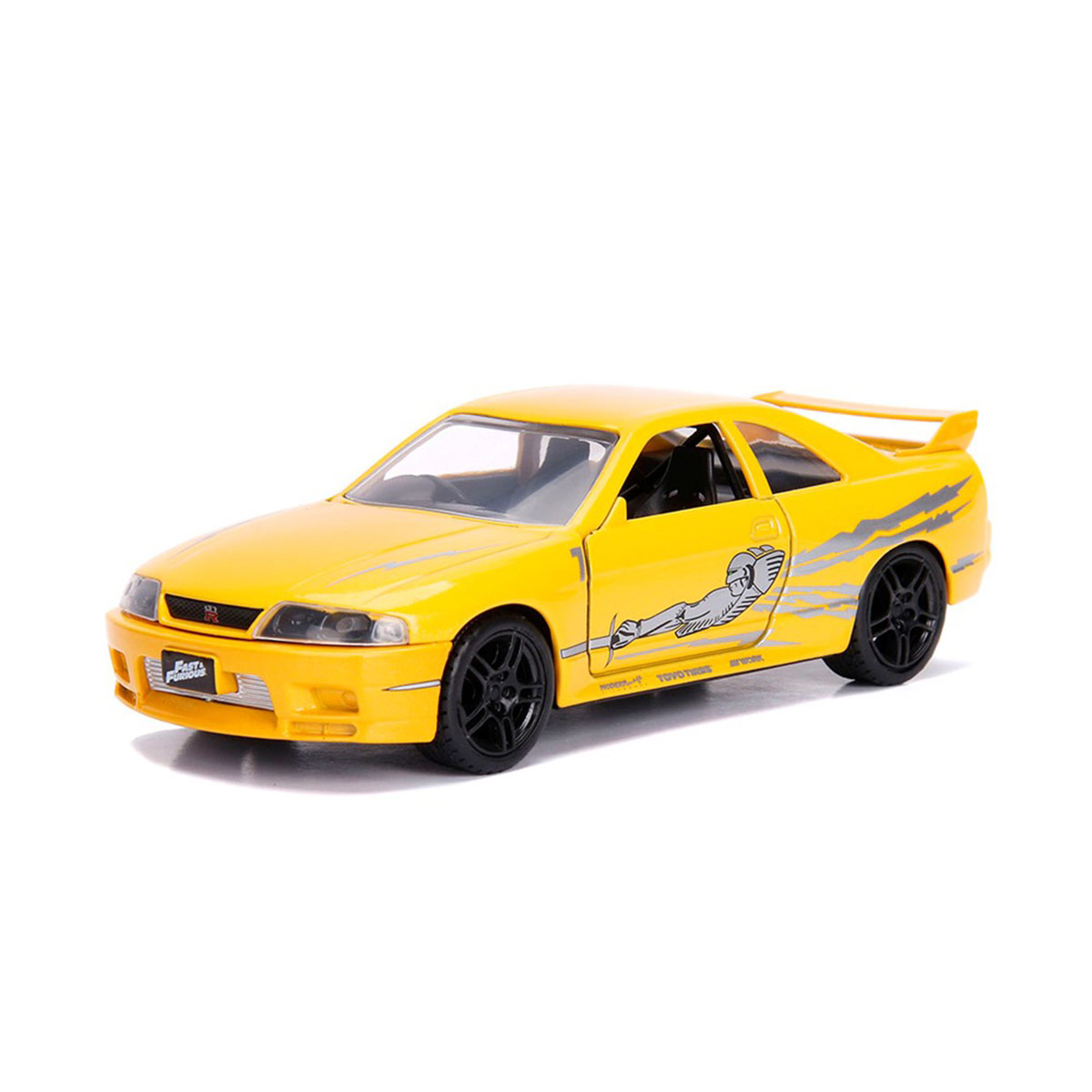 VEHÍCULO DE JUGUETE JADA DIECAST NISSAN SKYLINE GTR 1995 ESCALA 1:32 RÁPIDOS Y FURIOSOS   - 3