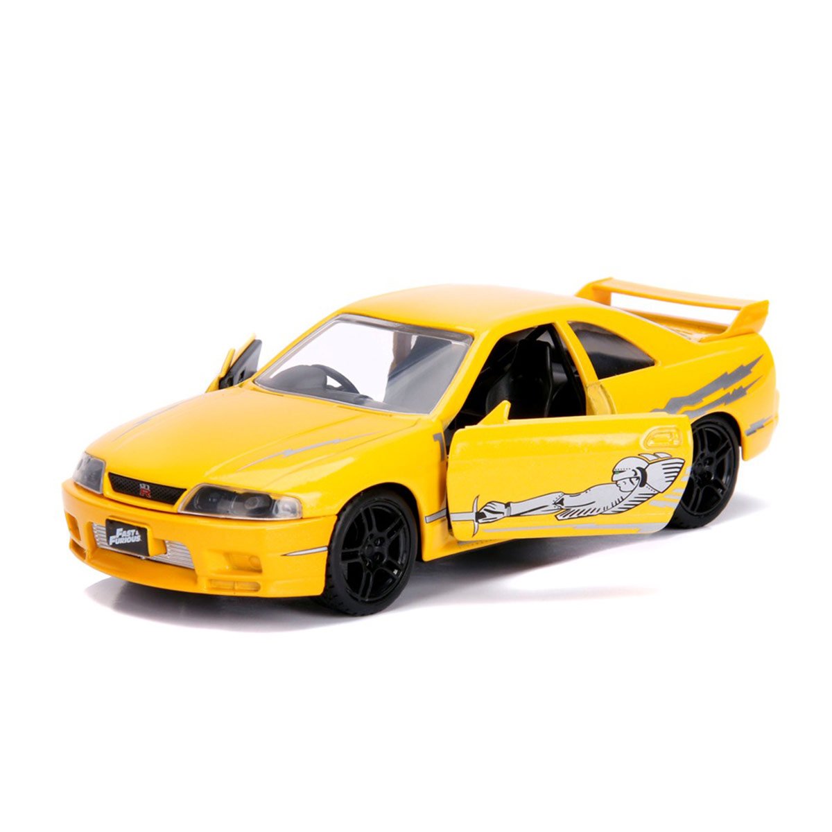 VEHÍCULO DE JUGUETE JADA DIECAST NISSAN SKYLINE GTR 1995 ESCALA 1:32 RÁPIDOS Y FURIOSOS   - 6