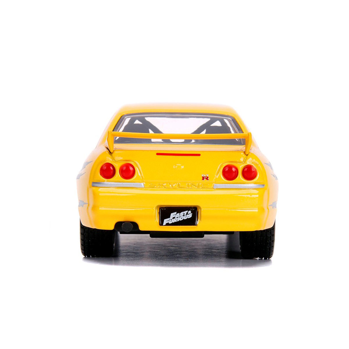 VEHÍCULO DE JUGUETE JADA DIECAST NISSAN SKYLINE GTR 1995 ESCALA 1:32 RÁPIDOS Y FURIOSOS   - 8