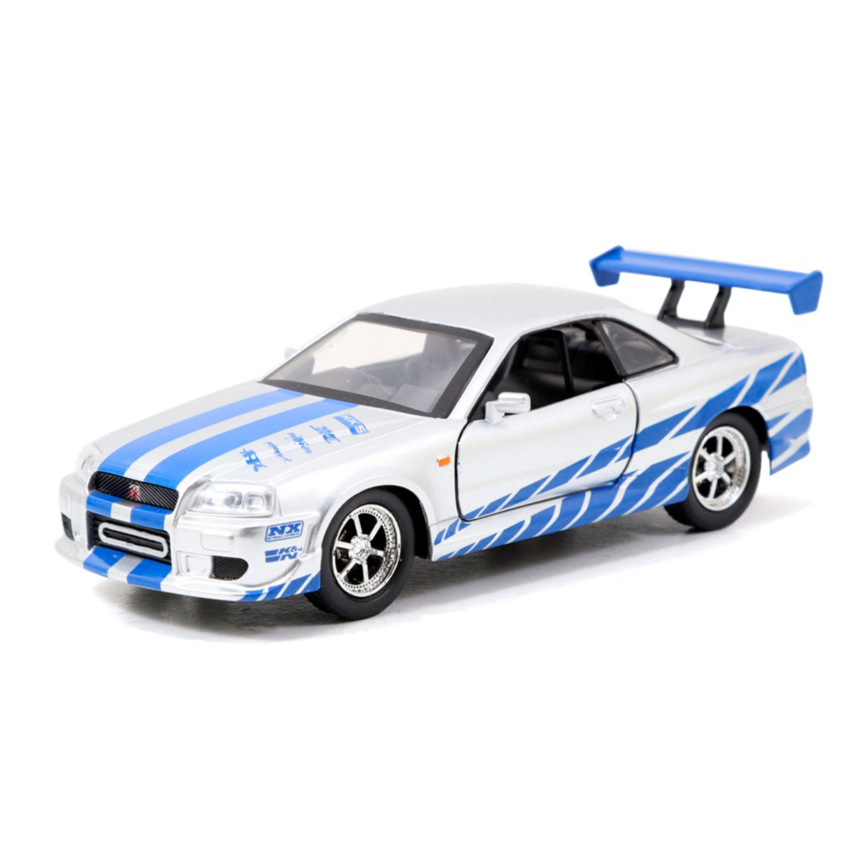 PACK X2 VEHÍCULOS DE JUGUETE JADA DIECAST NISSAN SKYLINE GT-R A ESCALA 1:32 RÁPIDOS Y FURIOSOS  - 9