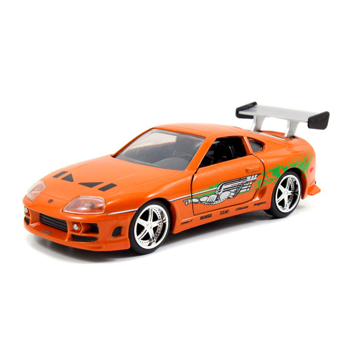 PACK X2 VEHÍCULOS DE JUGUETE JADA DIECAST DODGE CHARGER R/T Y TOYOTA SUPRA A ESCALA 1:32 RÁPIDOS Y FURIOSOS   - 3