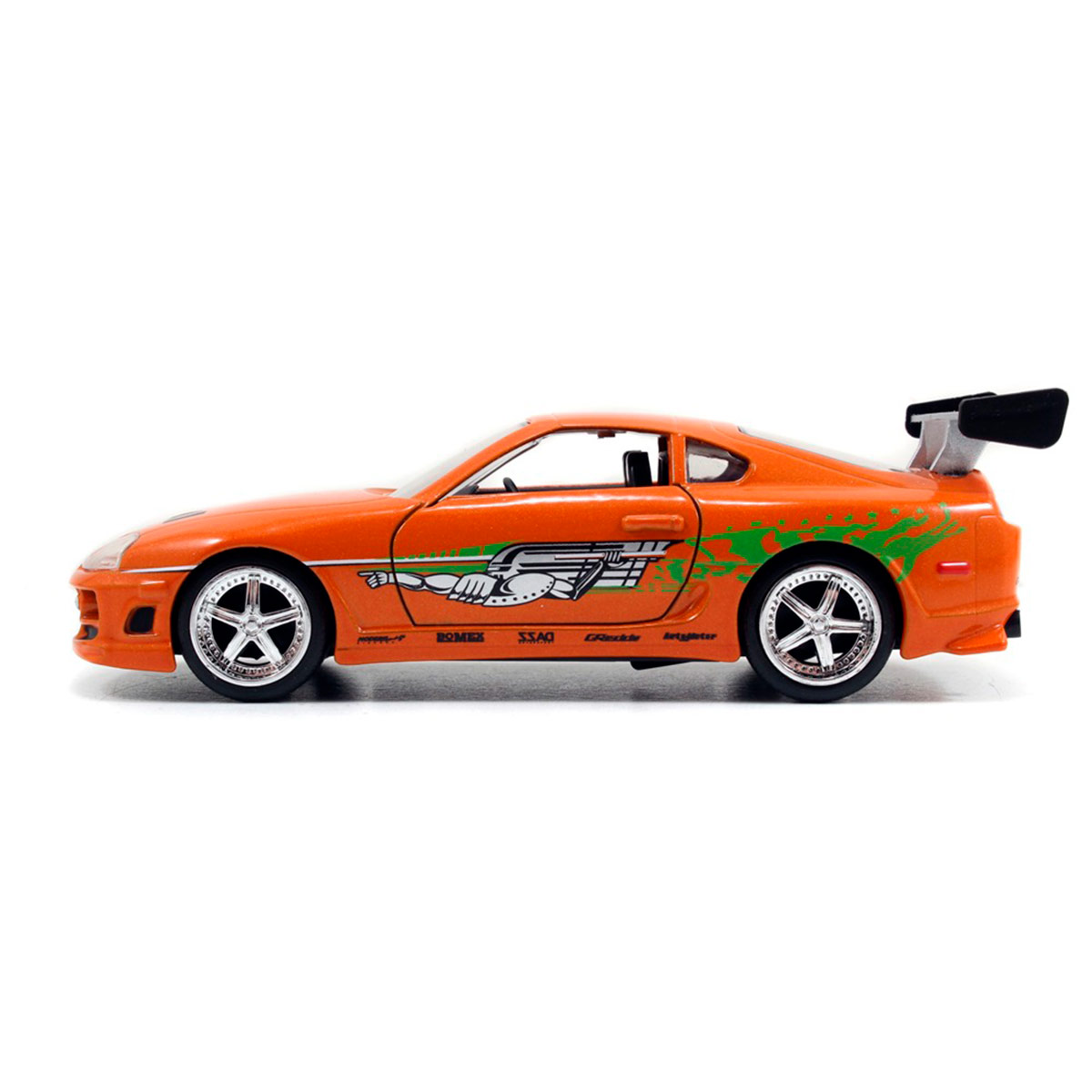 PACK X2 VEHÍCULOS DE JUGUETE JADA DIECAST DODGE CHARGER R/T Y TOYOTA SUPRA A ESCALA 1:32 RÁPIDOS Y FURIOSOS   - 4