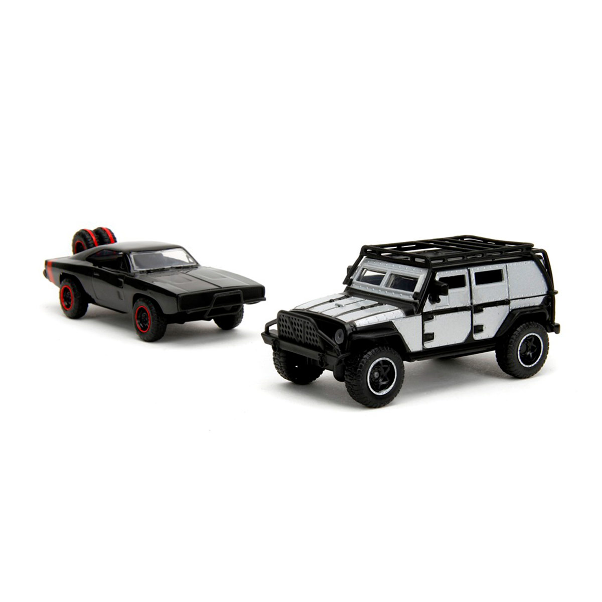 PACK X2 VEHÍCULOS DE JUGUETE JADA DIECAST JEEP WRANGLER Y DODGE CHARGER 1970 RÁPIDOS Y FURIOSOS - 4