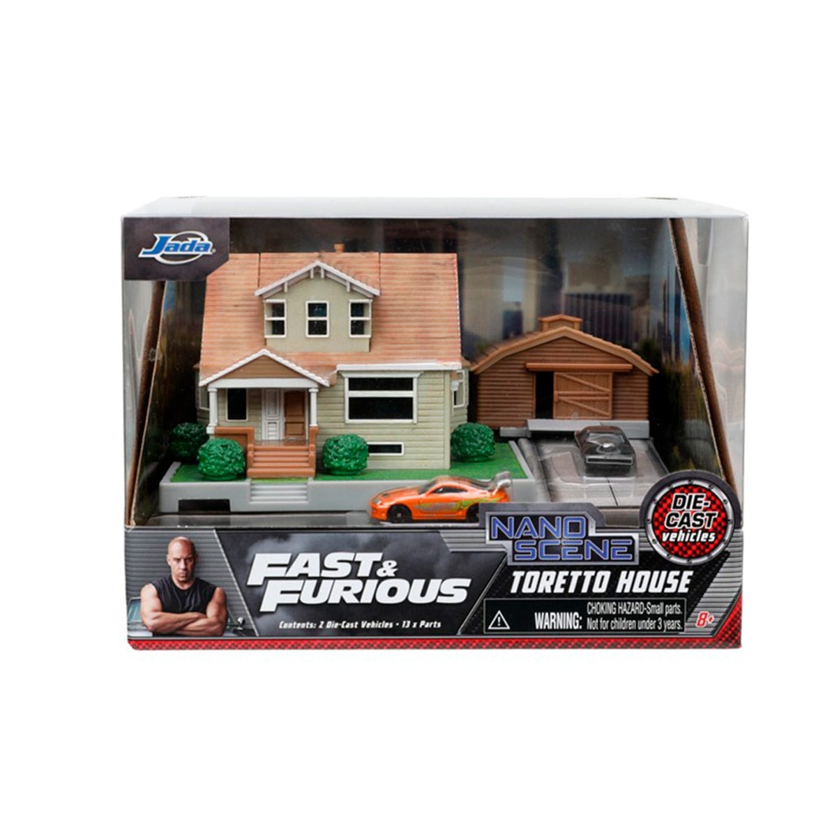 SET DE JUEGO JADA CASA DIECAST RÁPIDOS Y FURIOSOS - 1