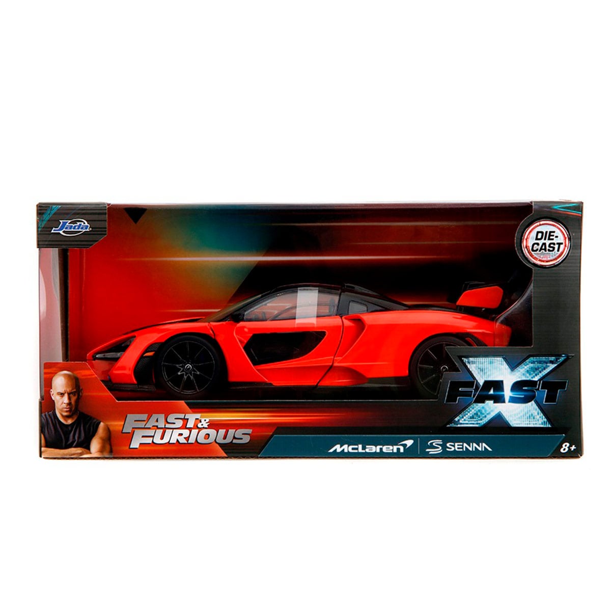 VEHÍCULO DE JUGUETE JADA DIECAST MCLAREN SENNA F10 ESCALA 1:24 RÁPIDOS Y FURIOSOS  - 1