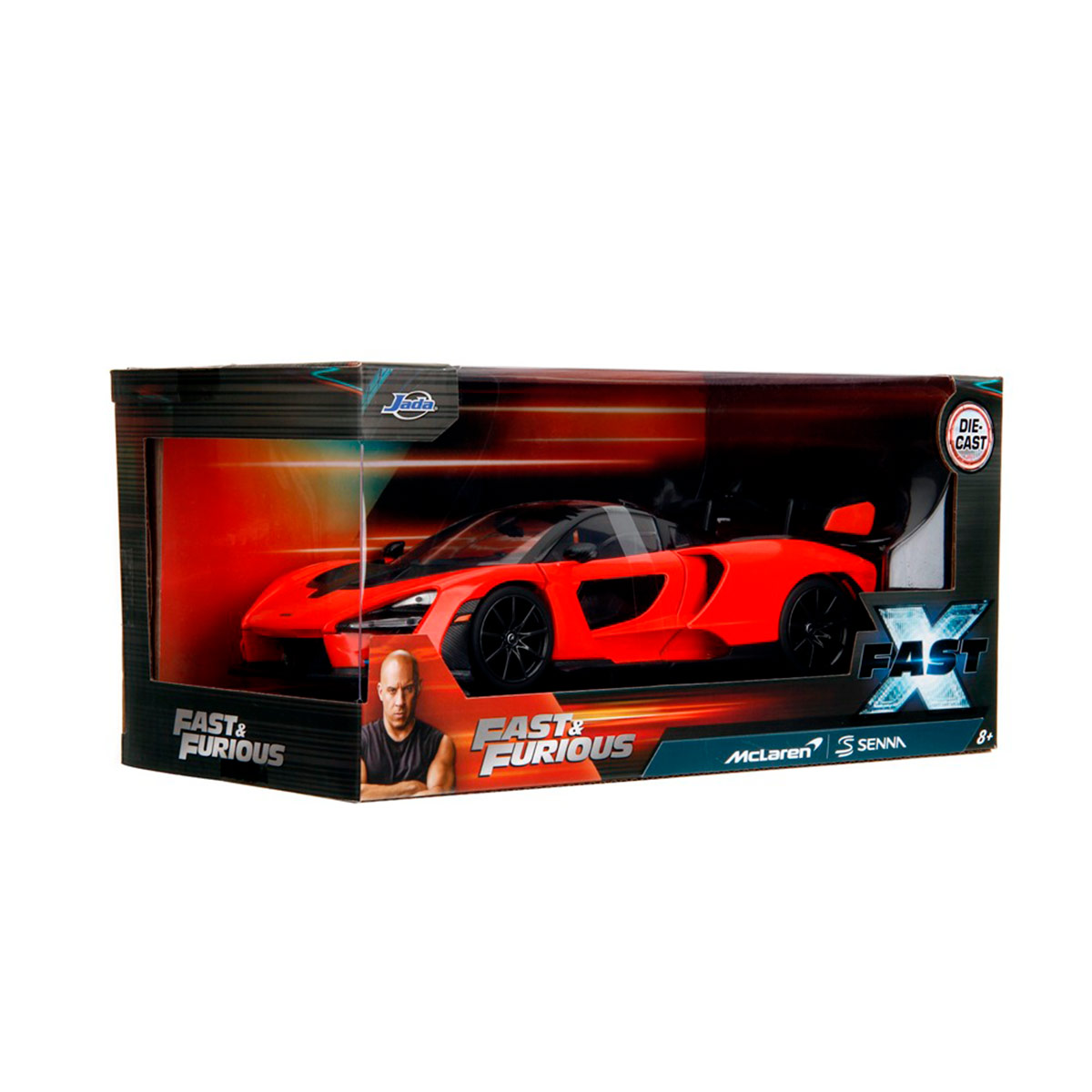 VEHÍCULO DE JUGUETE JADA DIECAST MCLAREN SENNA F10 ESCALA 1:24 RÁPIDOS Y FURIOSOS  - 9