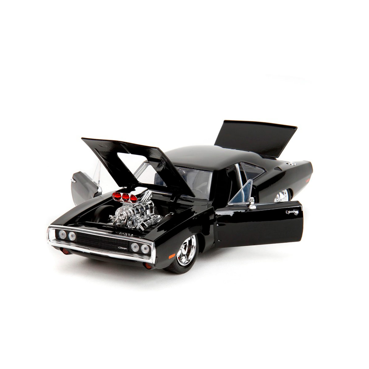 VEHÍCULO DE JUGUETE JADA DIECAST DODGE CHARGER F1 1970 ESCALA 1:24 CON FIGURA RÁPIDOS Y FURIOSOS  - 6