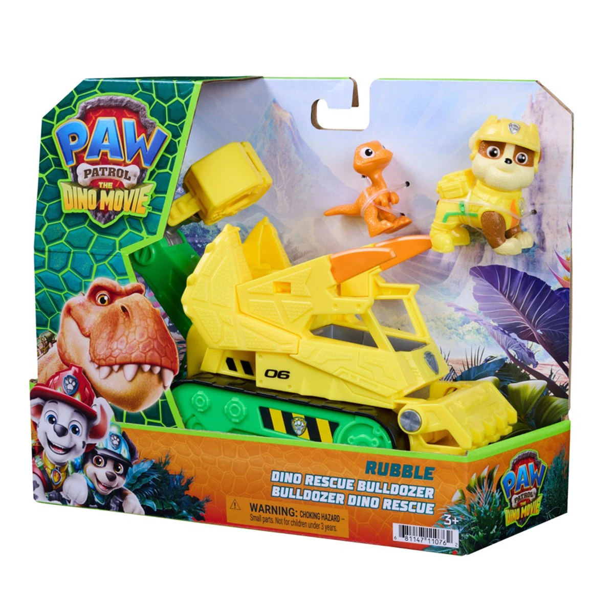 VEHÍCULO DE JUGUETE PAW PATROL TEMÁTICO RUBBLE PELÍCULA - 3