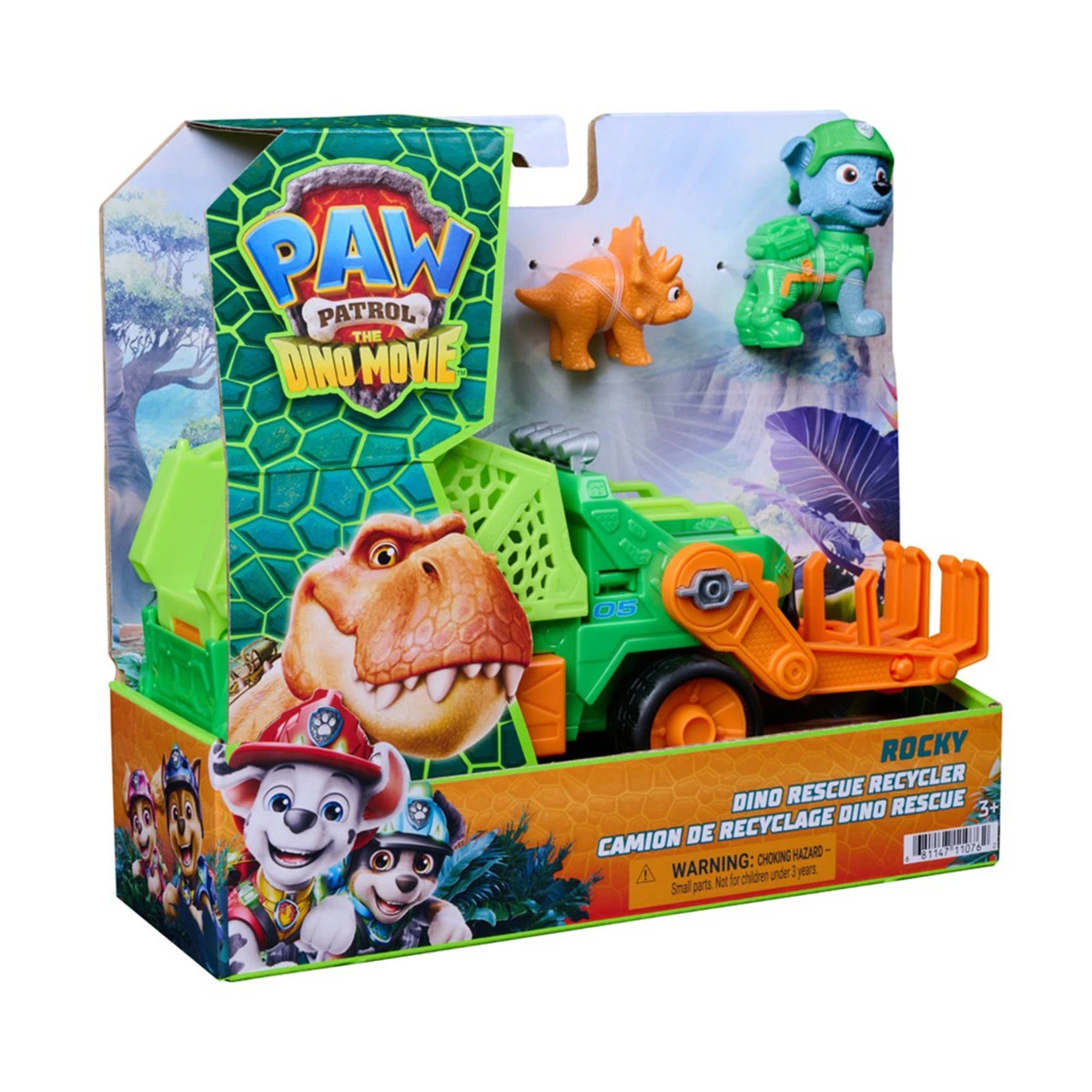 VEHÍCULO DE JUGUETE PAW PATROL TEMÁTICO ROCKY PELÍCULA  - 2