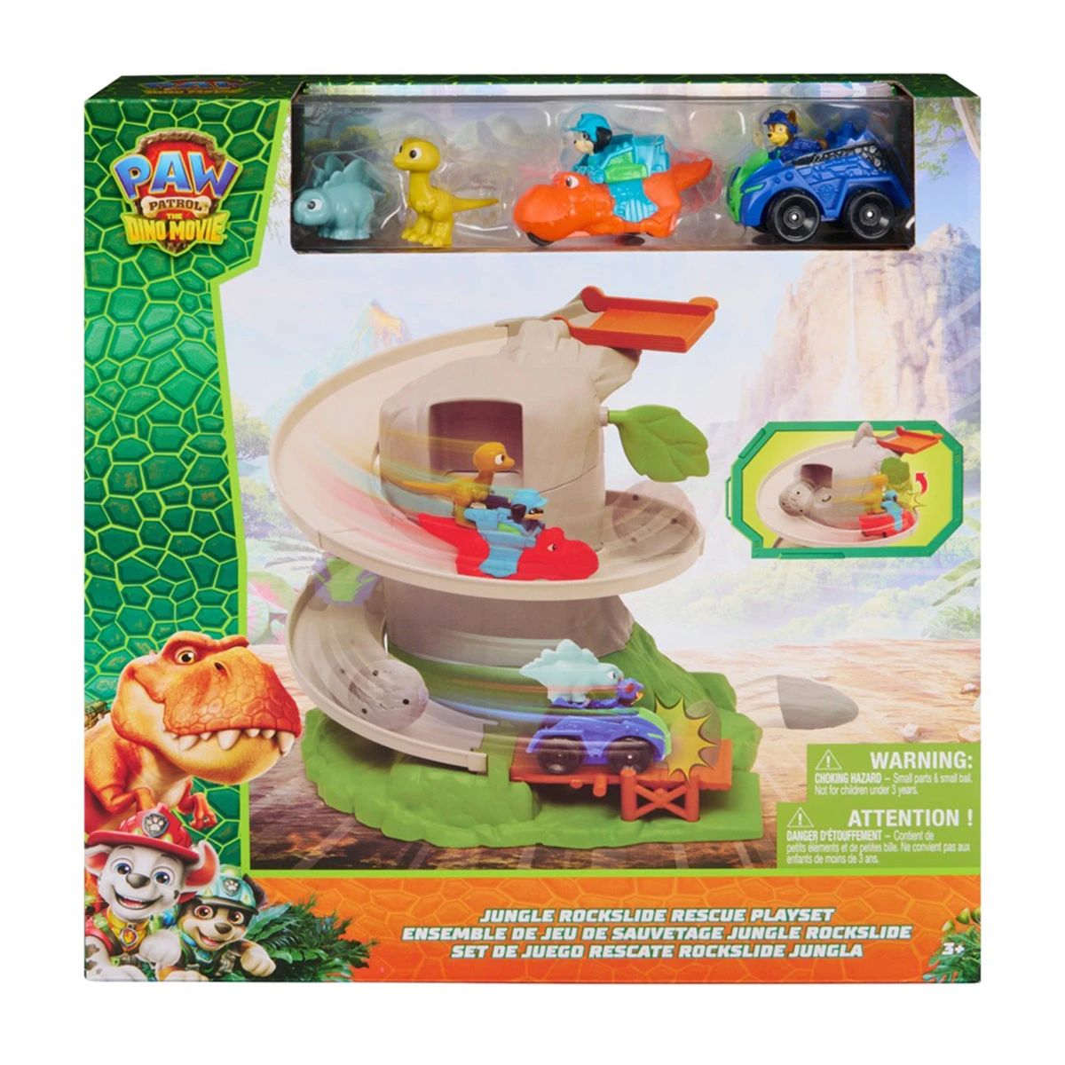 SET DE JUEGO PAW PATROL RESCATE ROCKSLIDE JUNGLA - 1