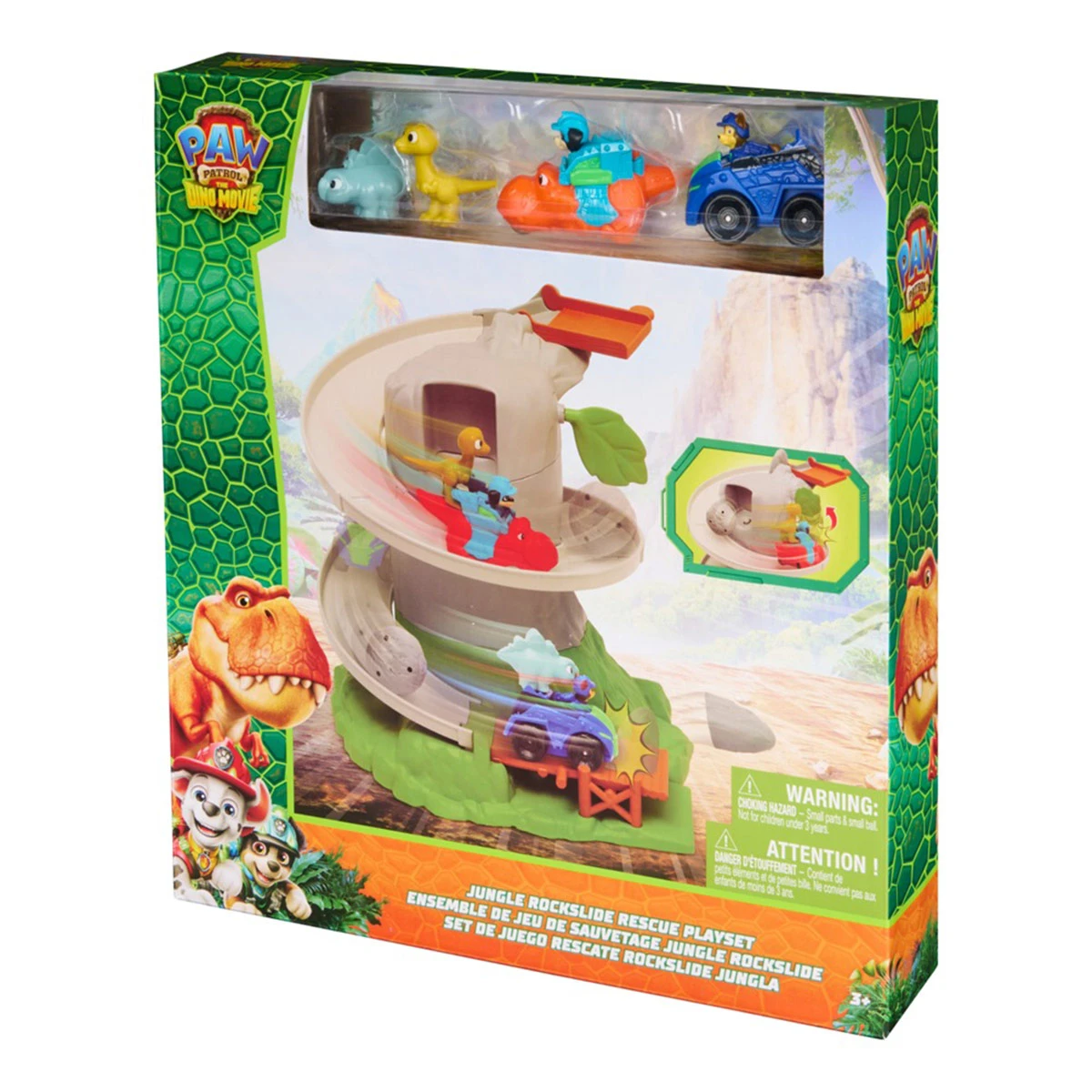 SET DE JUEGO PAW PATROL RESCATE ROCKSLIDE JUNGLA - 3