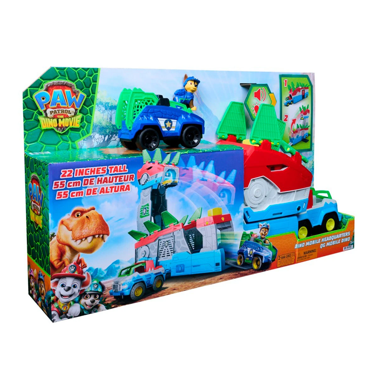 VEHÍCULO TRANSFORMABLE 2 EN 1 PAW PATROL CON LUCES Y SONIDOS  - 2