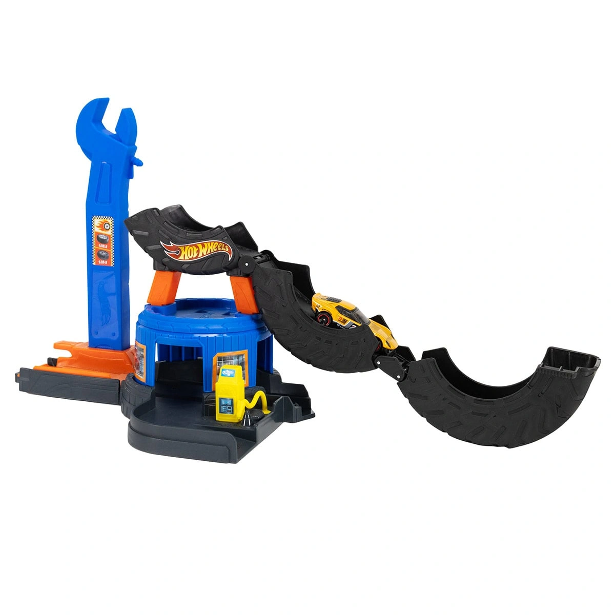 HOT WHEELS CITY PISTA DOWNTOWN CON AUTO - 3