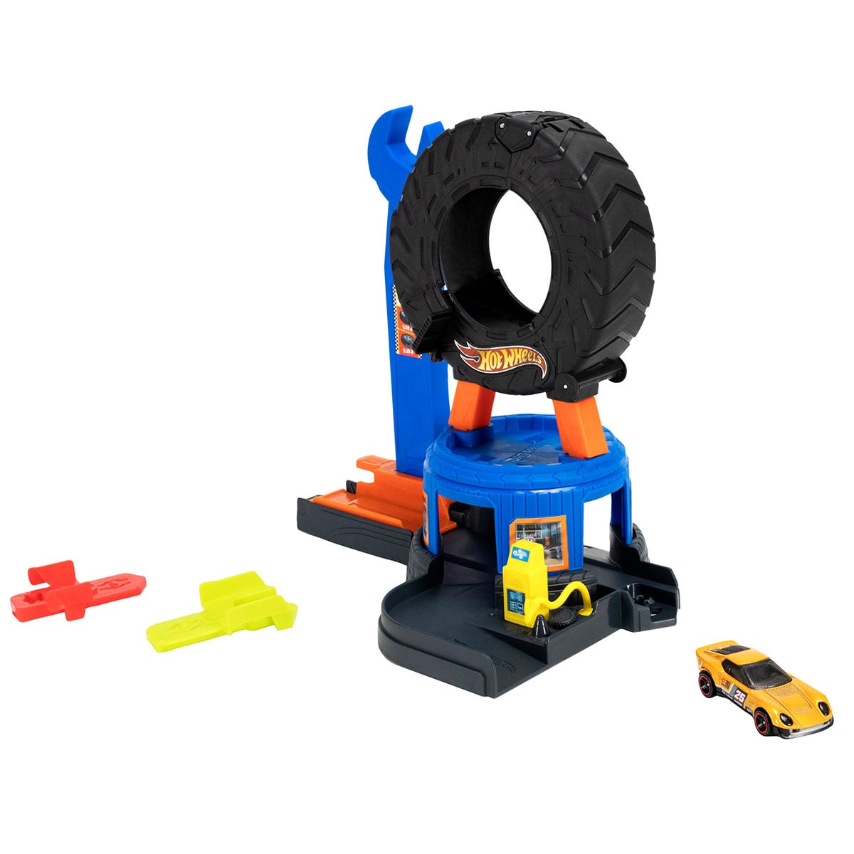 HOT WHEELS CITY PISTA DOWNTOWN CON AUTO - 4