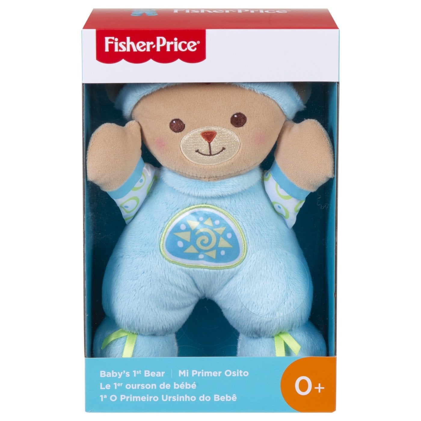 FISHER-PRICE PRIMERA MUÑECA OSITO FELPA SONAJA RECIÉN NACIDO - 2