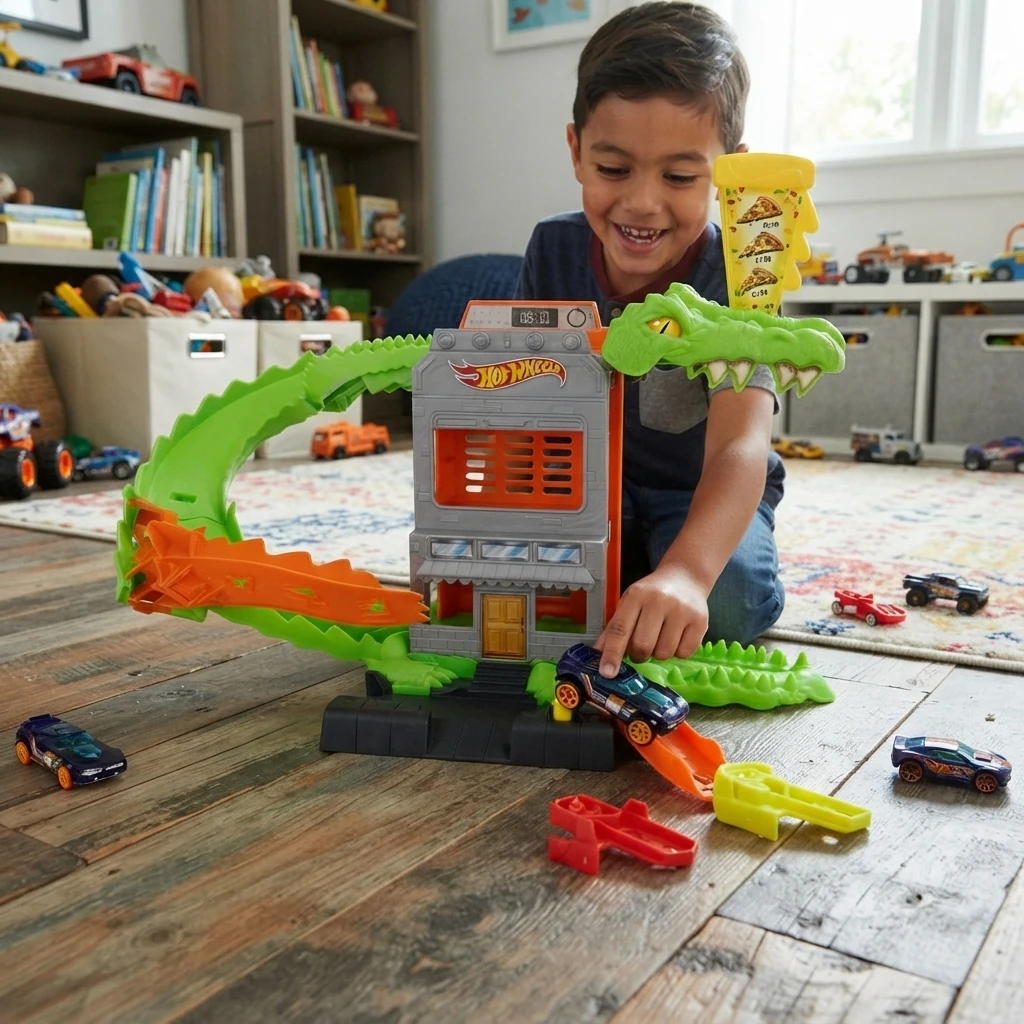 HOT WHEELS CITY NÉMESIS SET PISTA MONSTRUO - 1