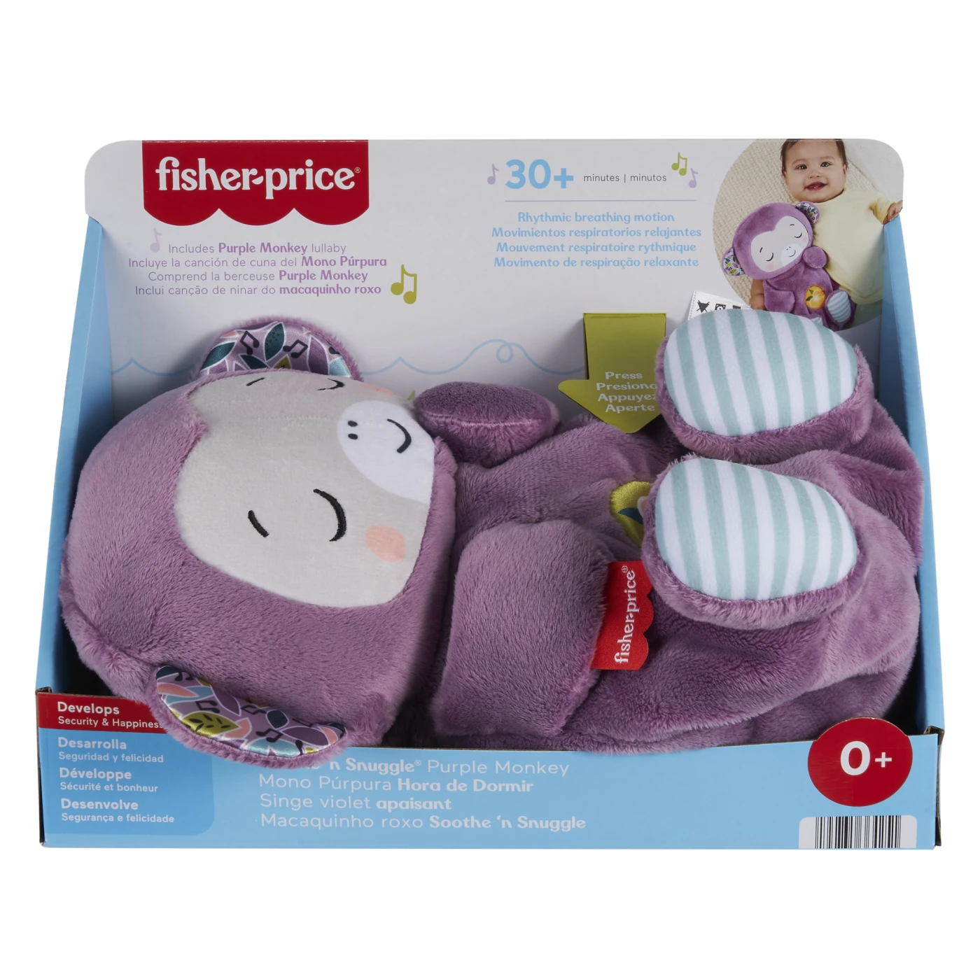 JUGUETE BEBÉ FISHER PRICE MONO MUSICAL DE DORMIR RECIÉN NACIDOS - 2