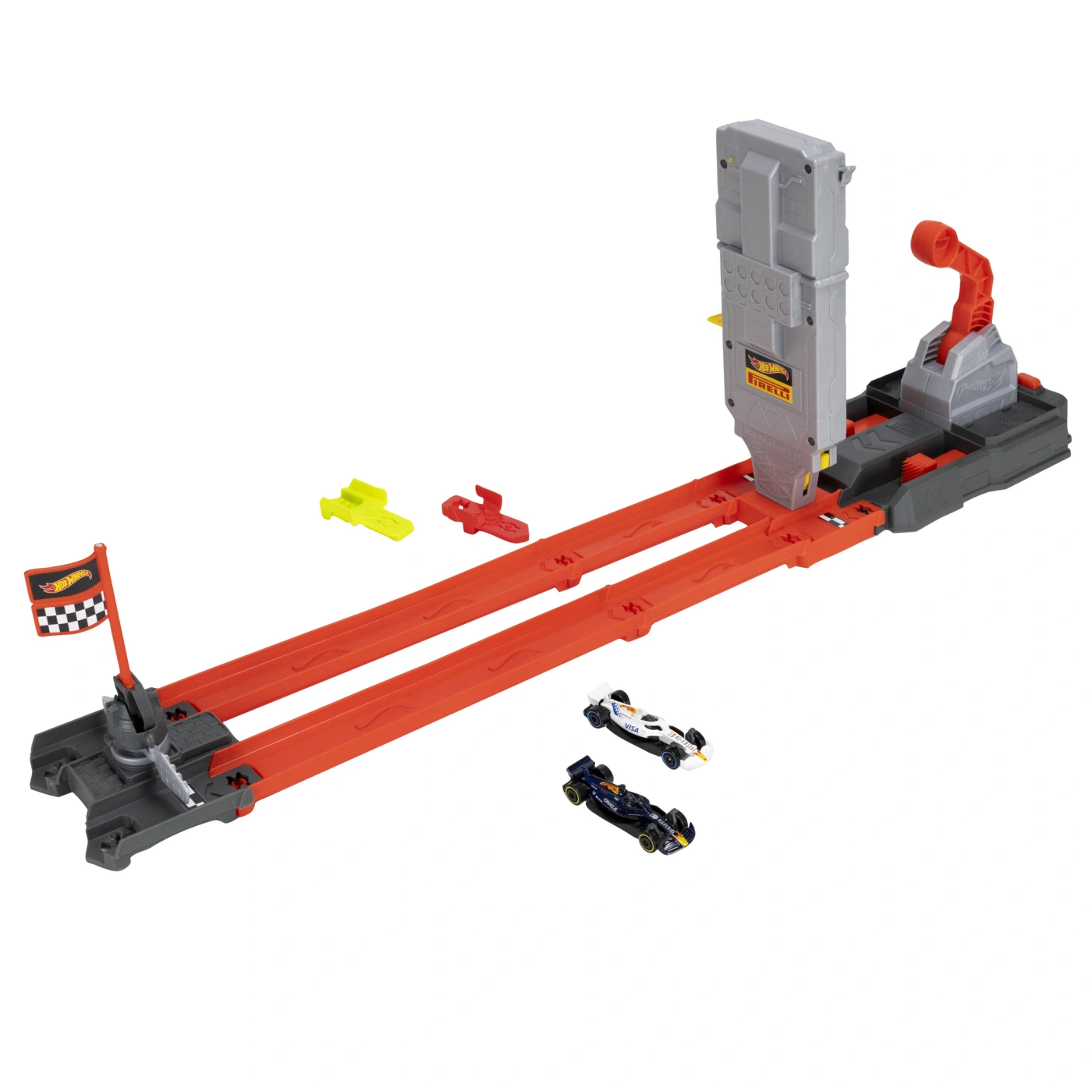 PISTA DE JUGUETE HOT WHEELS CARRERA DESAFIO DE SALIDA F1 - 7