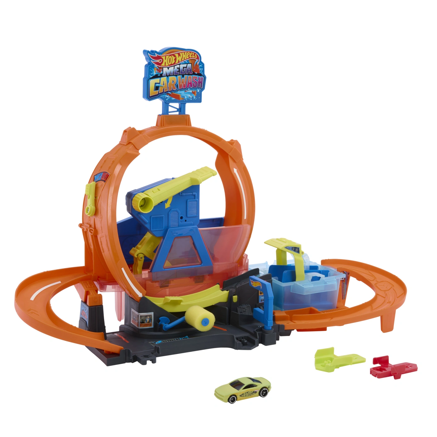 PISTA DE JUGUETE HOT WHEELS MEGA AUTO LAVADO 2026 - 2