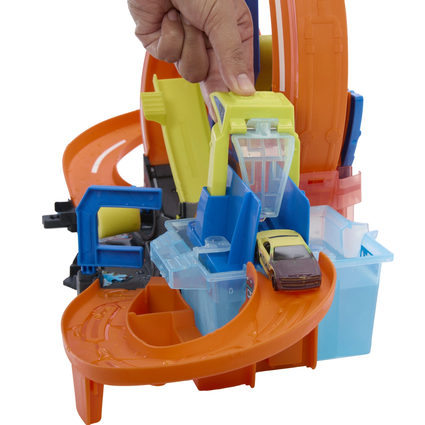 PISTA DE JUGUETE HOT WHEELS MEGA AUTO LAVADO 2026 - 5