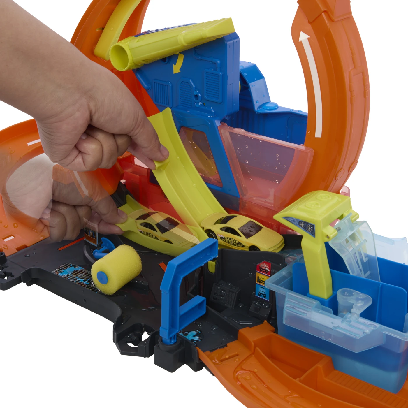 PISTA DE JUGUETE HOT WHEELS MEGA AUTO LAVADO 2026 - 6