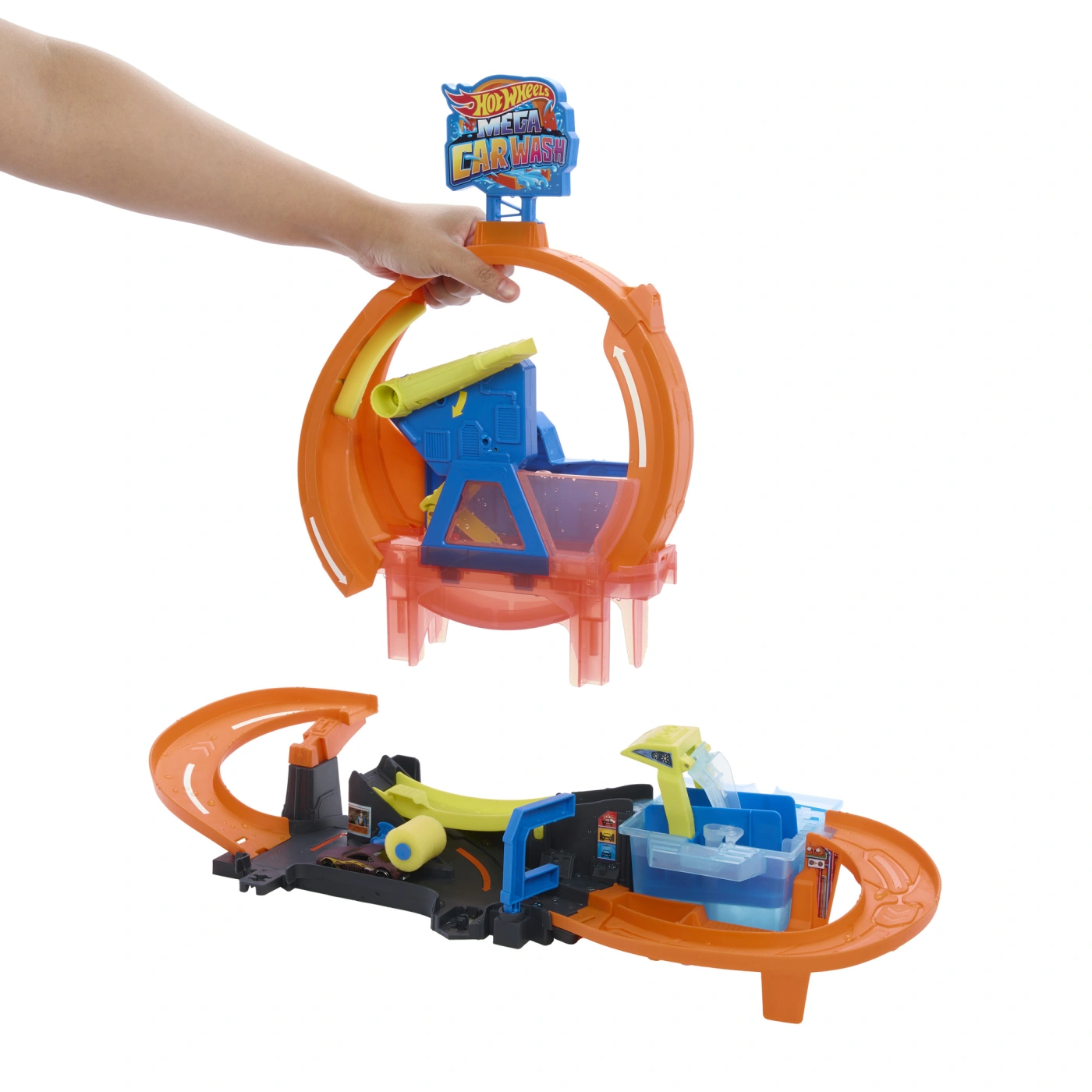 PISTA DE JUGUETE HOT WHEELS MEGA AUTO LAVADO 2026 - 8