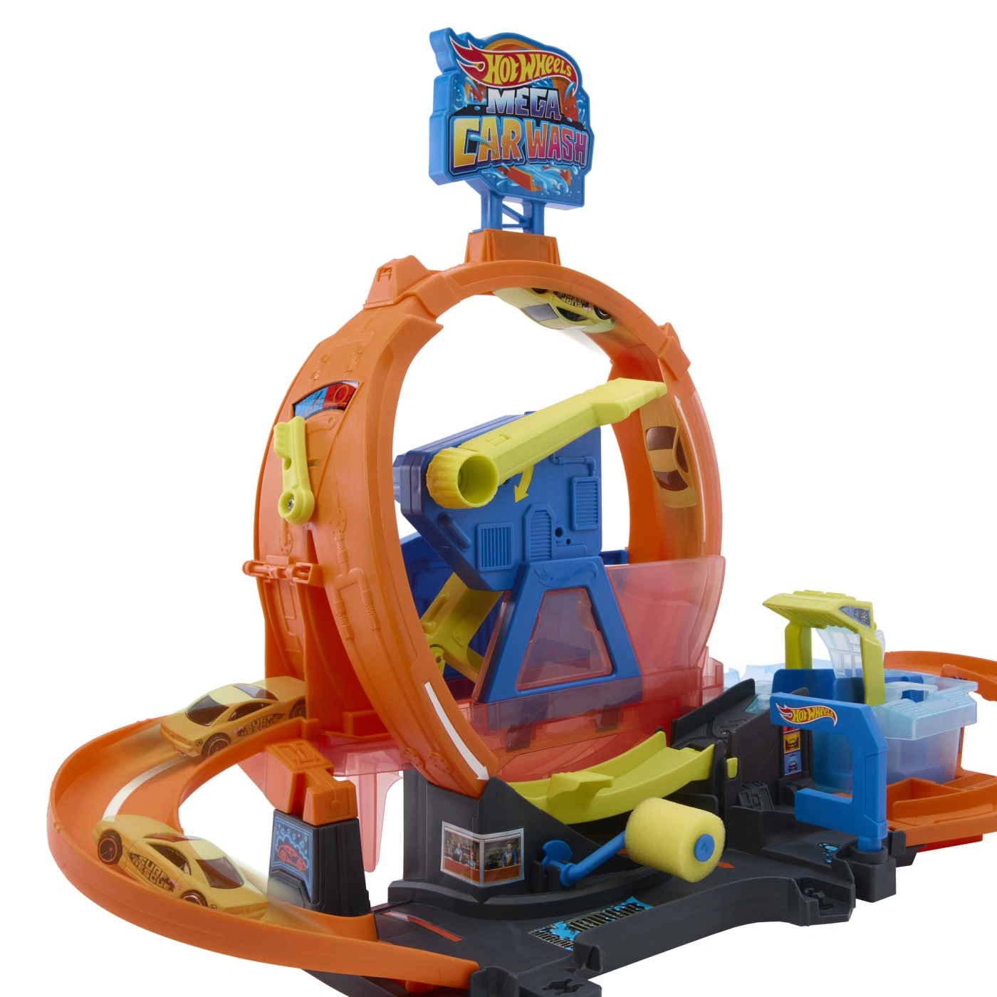 PISTA DE JUGUETE HOT WHEELS MEGA AUTO LAVADO 2026 - 10