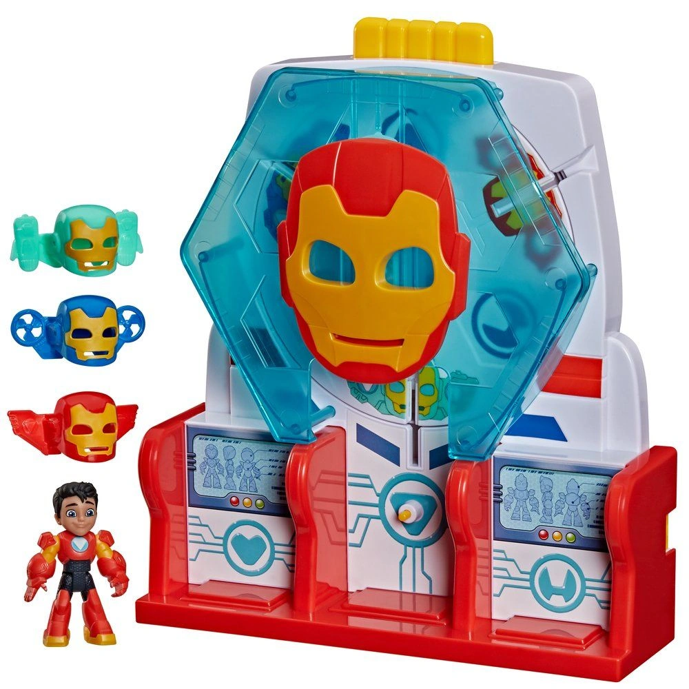 SET IRON MAN AND HIS AWESOME FRIENDS LA SALA DE ARMADURAS - 1