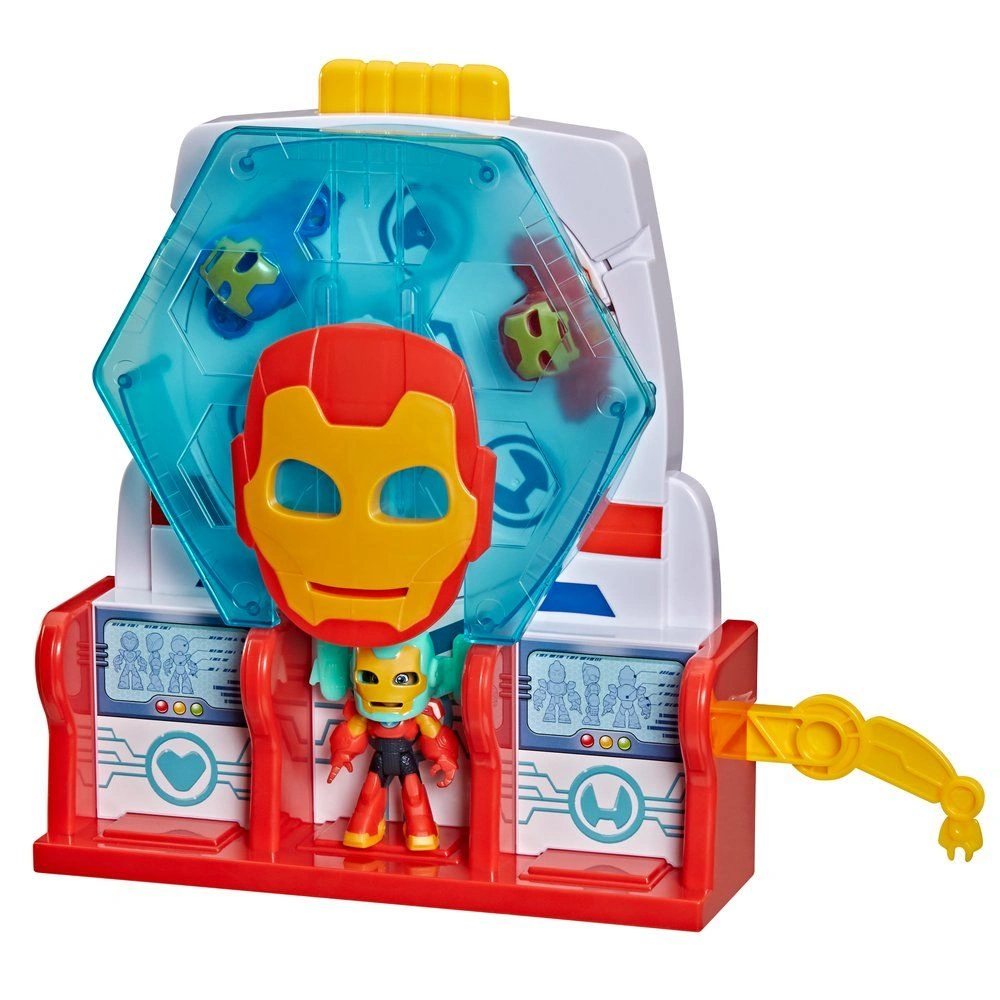SET IRON MAN AND HIS AWESOME FRIENDS LA SALA DE ARMADURAS - 5