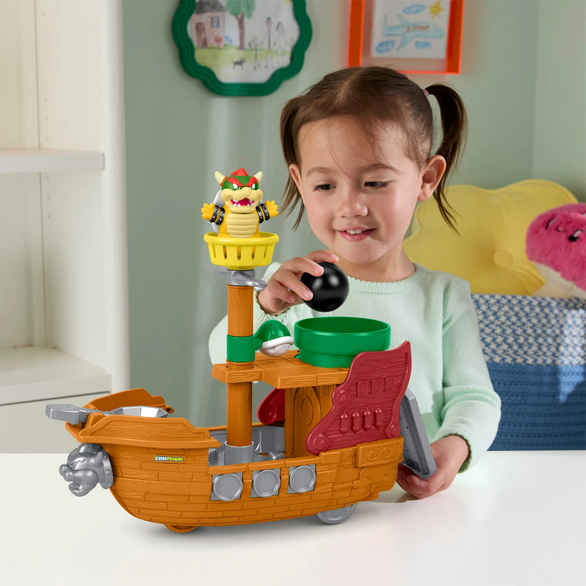 BARCO BOWSER LITTLE PEOPLE NINTENDO SUPER MARIO - 3