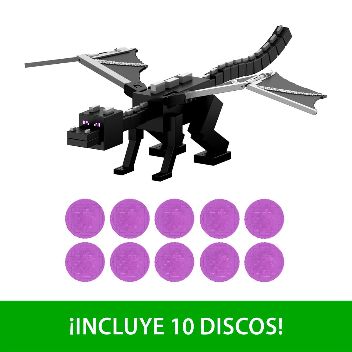 MINECRAFT ENDERDRAGON FIGURA ACCIÓN VANILLA - 3