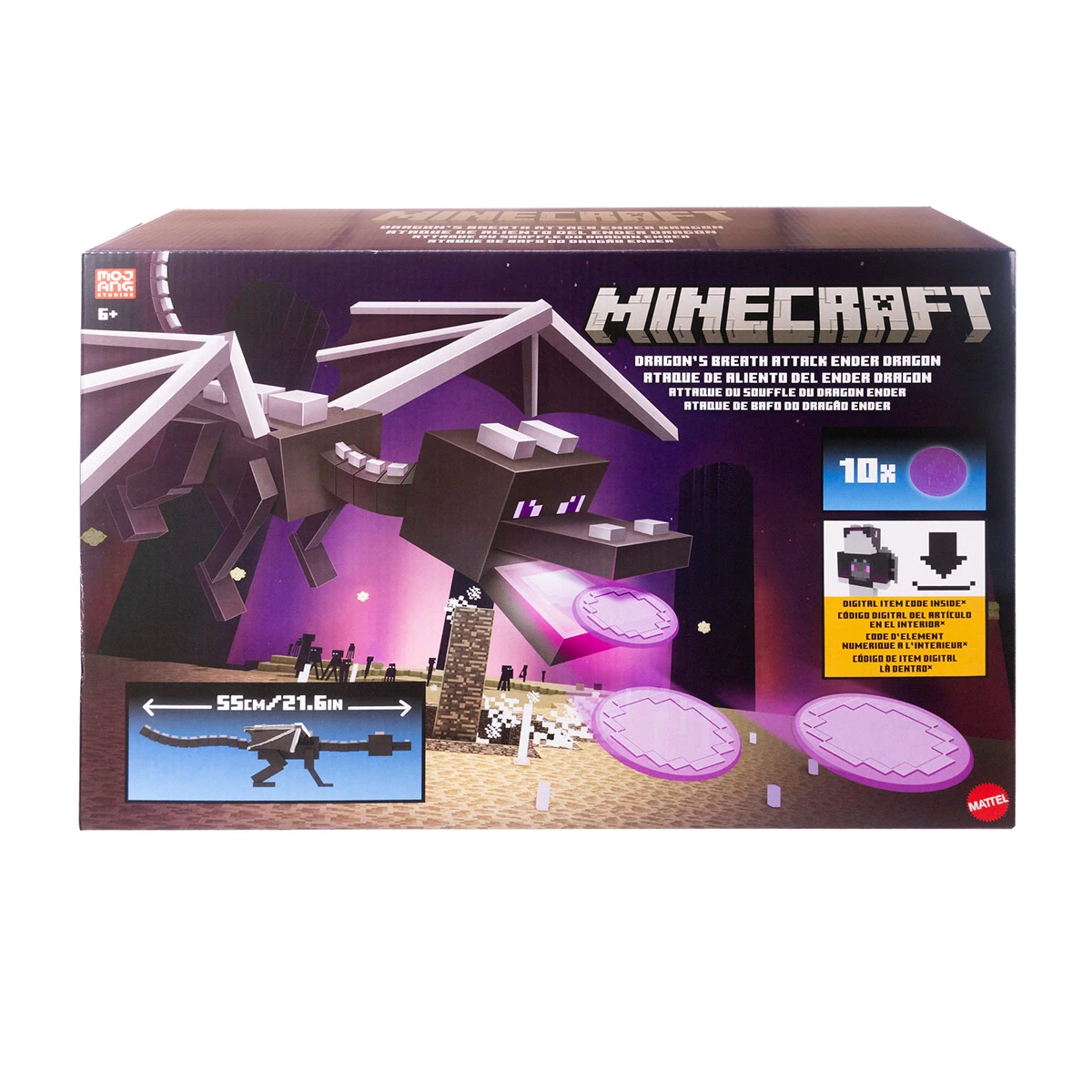 MINECRAFT ENDERDRAGON FIGURA ACCIÓN VANILLA - 8