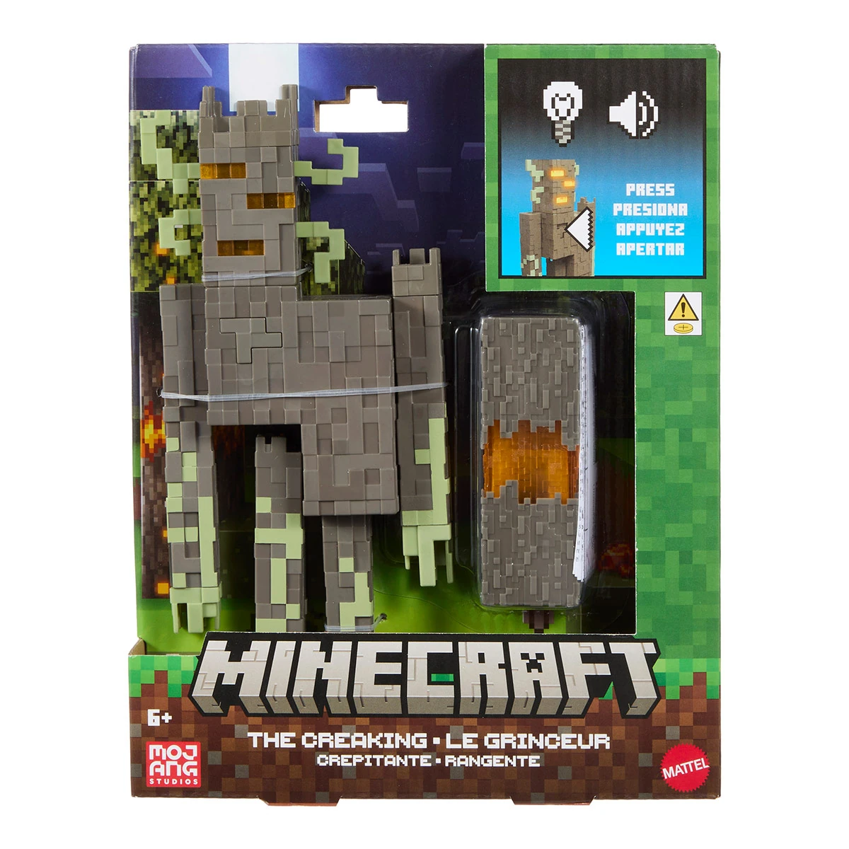 MINECRAFT FIGURA THE CREAKING CON DETALLES - 1
