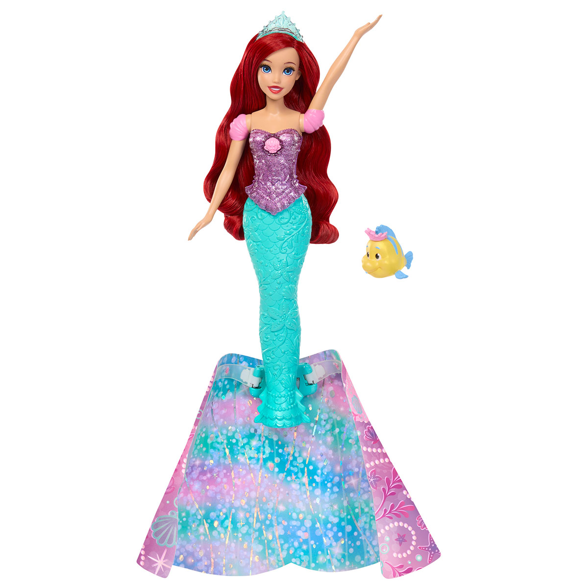 MUÑECA DISNEY PRINCESAS ARIEL TRANSFORMABLE - 3