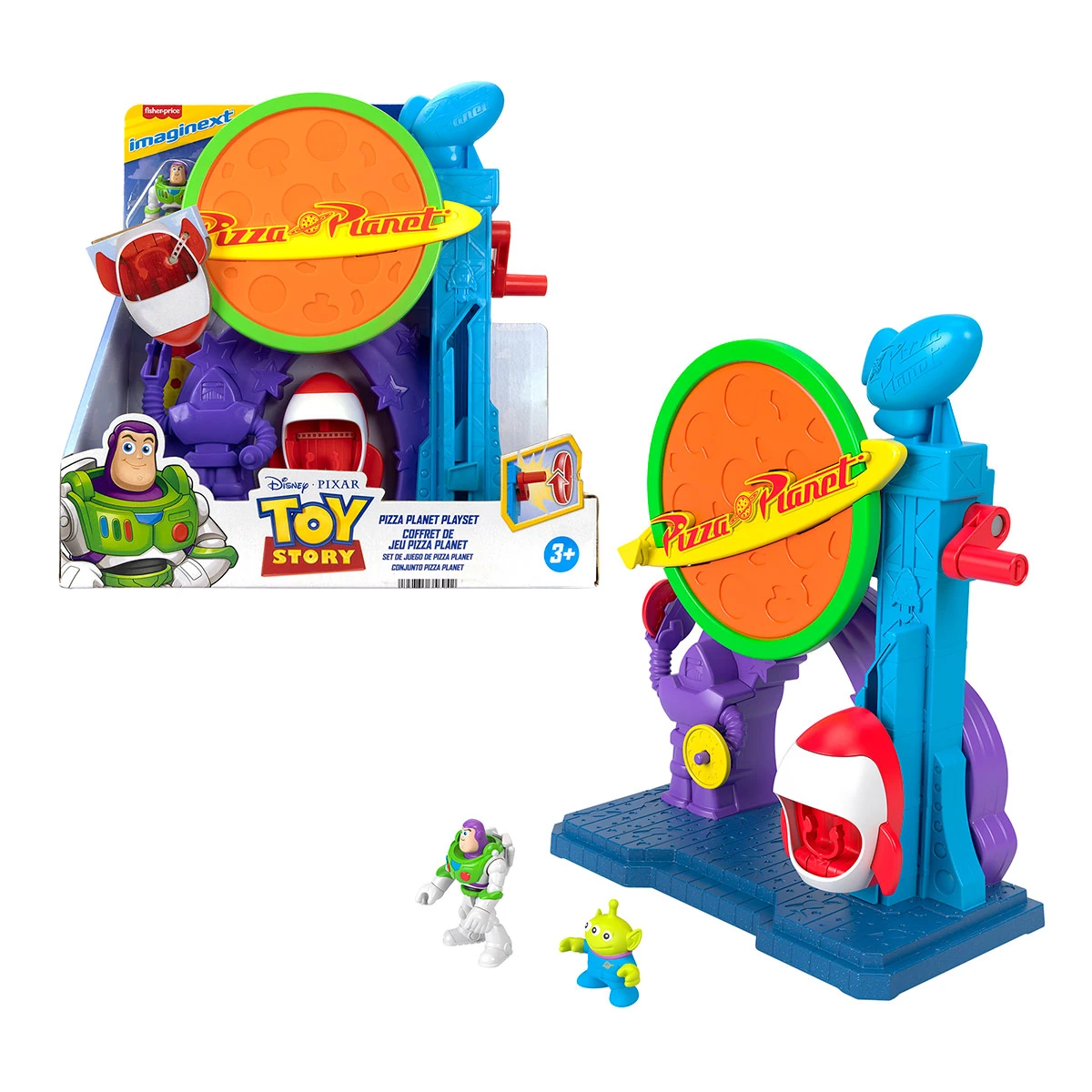 IMAGINEXT TOY STORY PIXAR PIZZA PLANETA SET BUZZ ALIEN - 2
