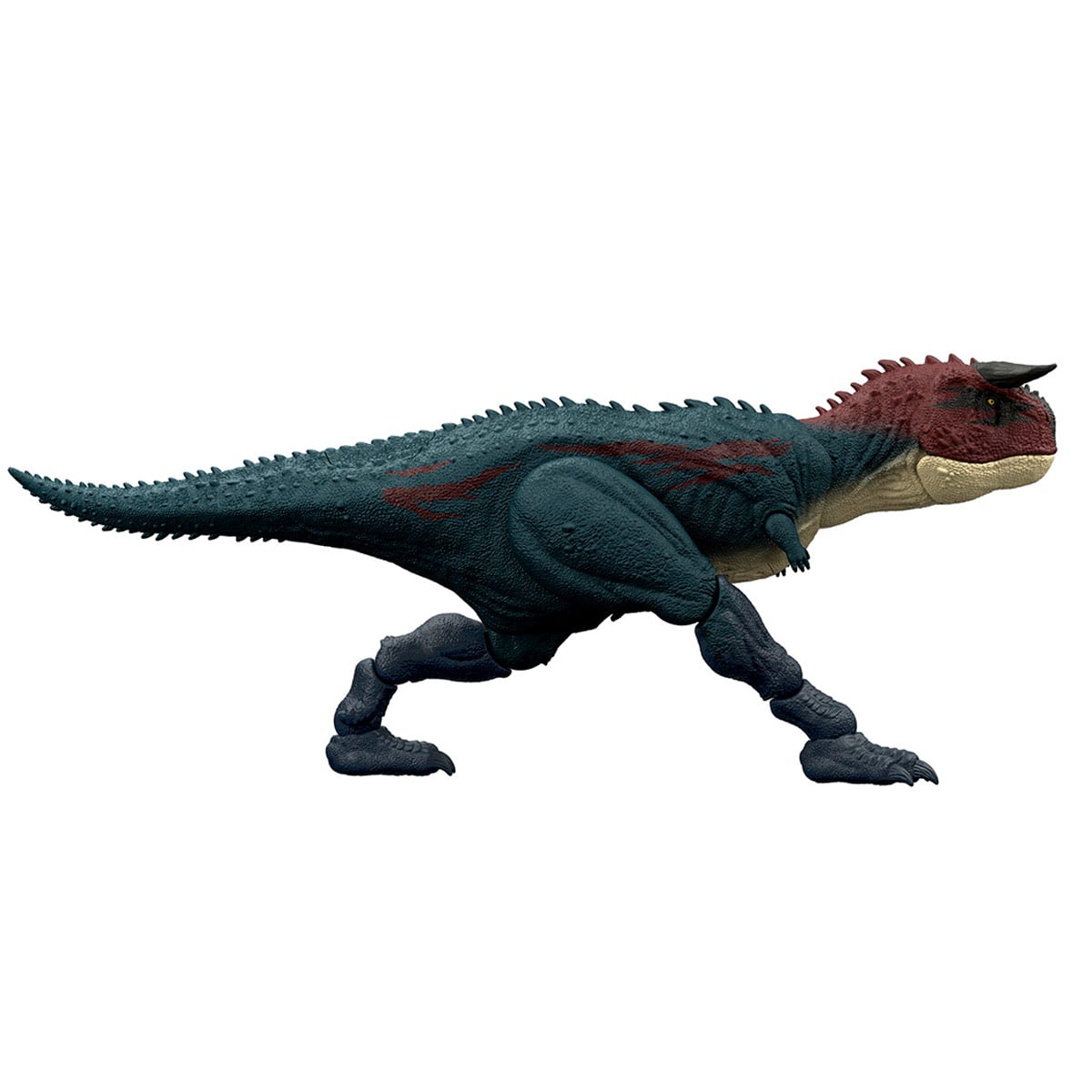 JURASSIC WORLD DINOSAURIO CARNOTAURUS EMBISTE MUERDE - 2