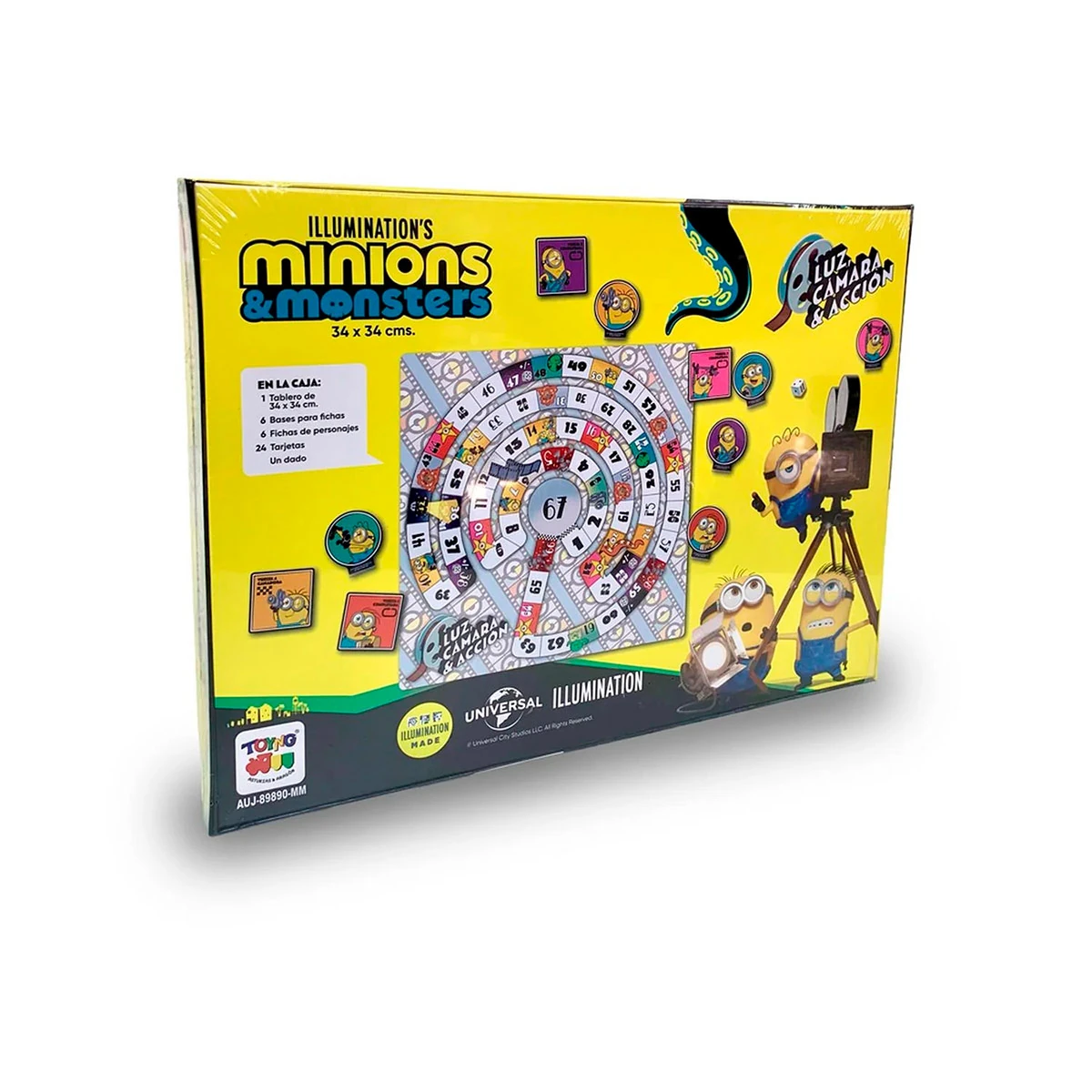 JUEGO DE MESA MI VILLANO FAVORITO LUZ CAMARA & ACCION - MINIONS - 4