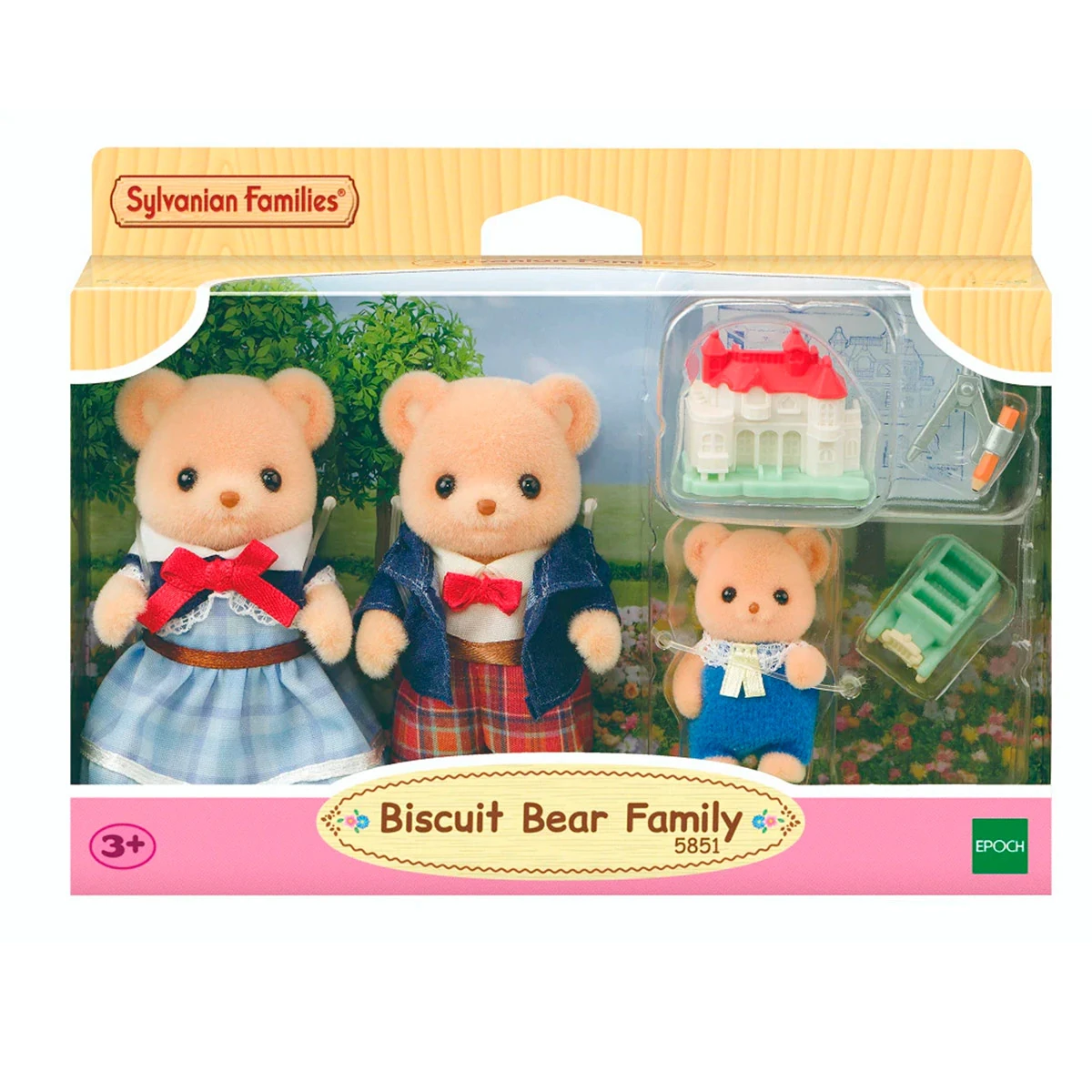 FIGURA COLECCIONABLE SYLVANIAN FAMILIES FAMILIA BISCUIT - 1