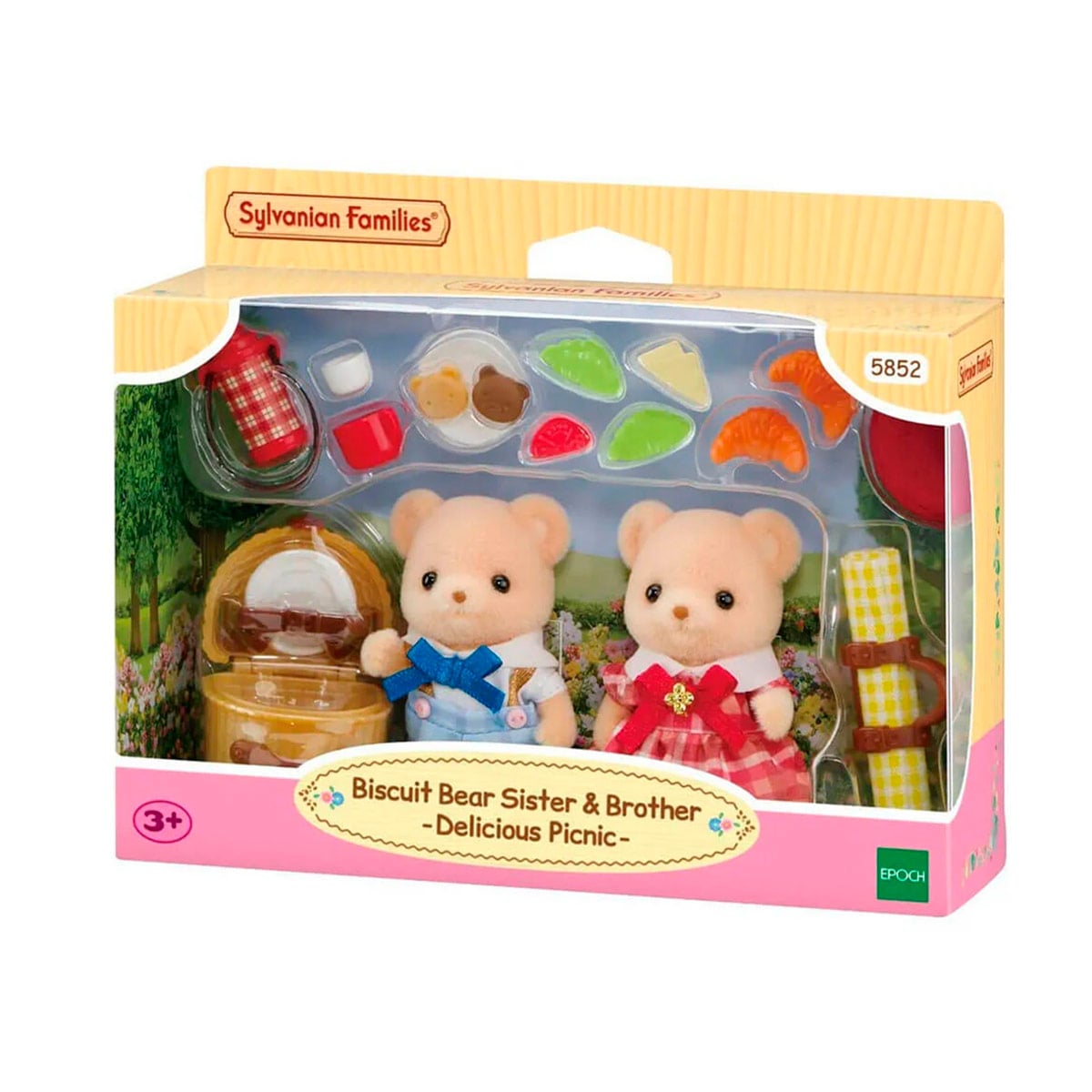 FIGURA COLECCIONABLE SYLVANIAN FAMILIES HERMANOS BISCUIT - 1