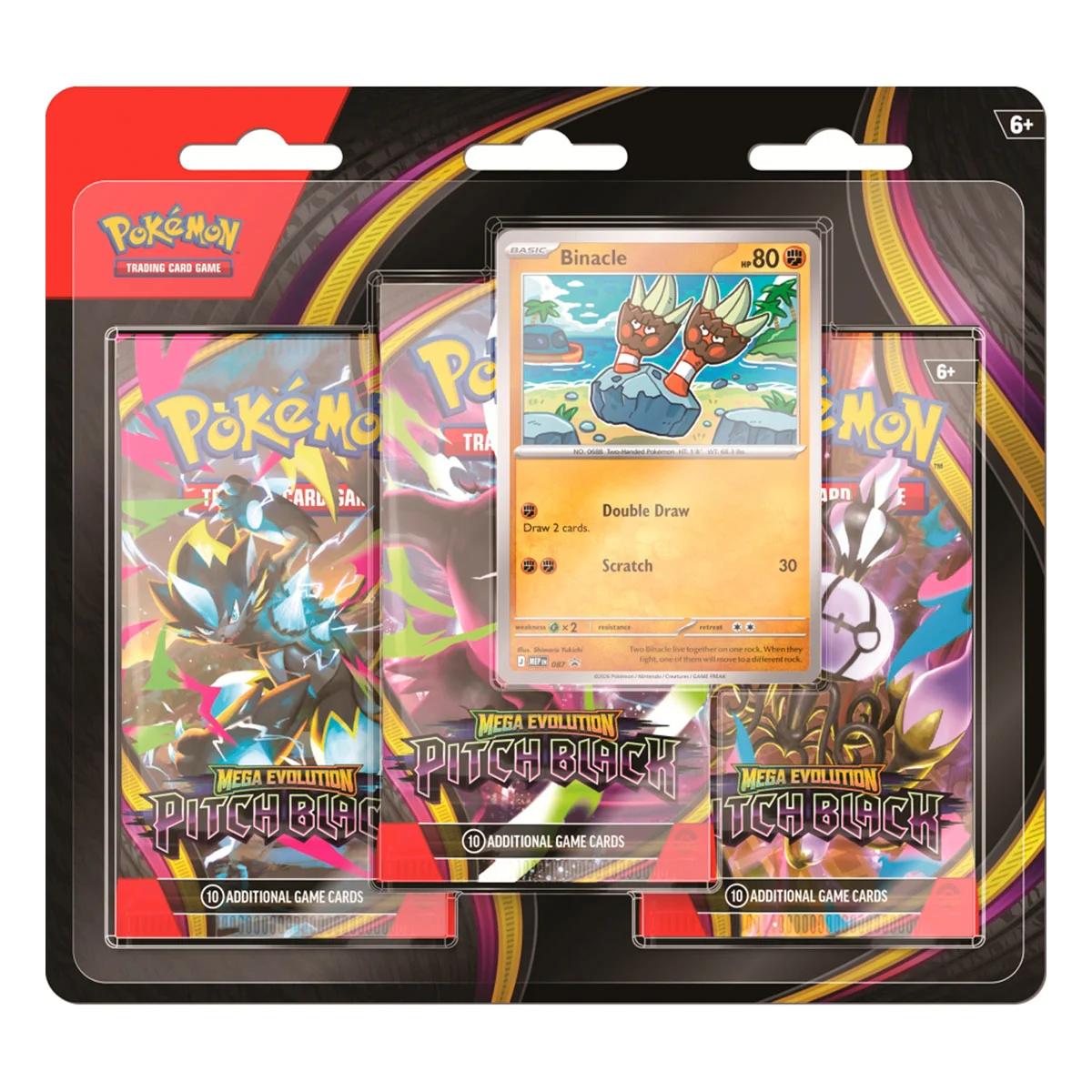 PACK X3 SOBRES CARTAS COLECCIONABLES POKÉMON TGC 10-10419-120-TCG PITCH BOOST INGLÉS - 1