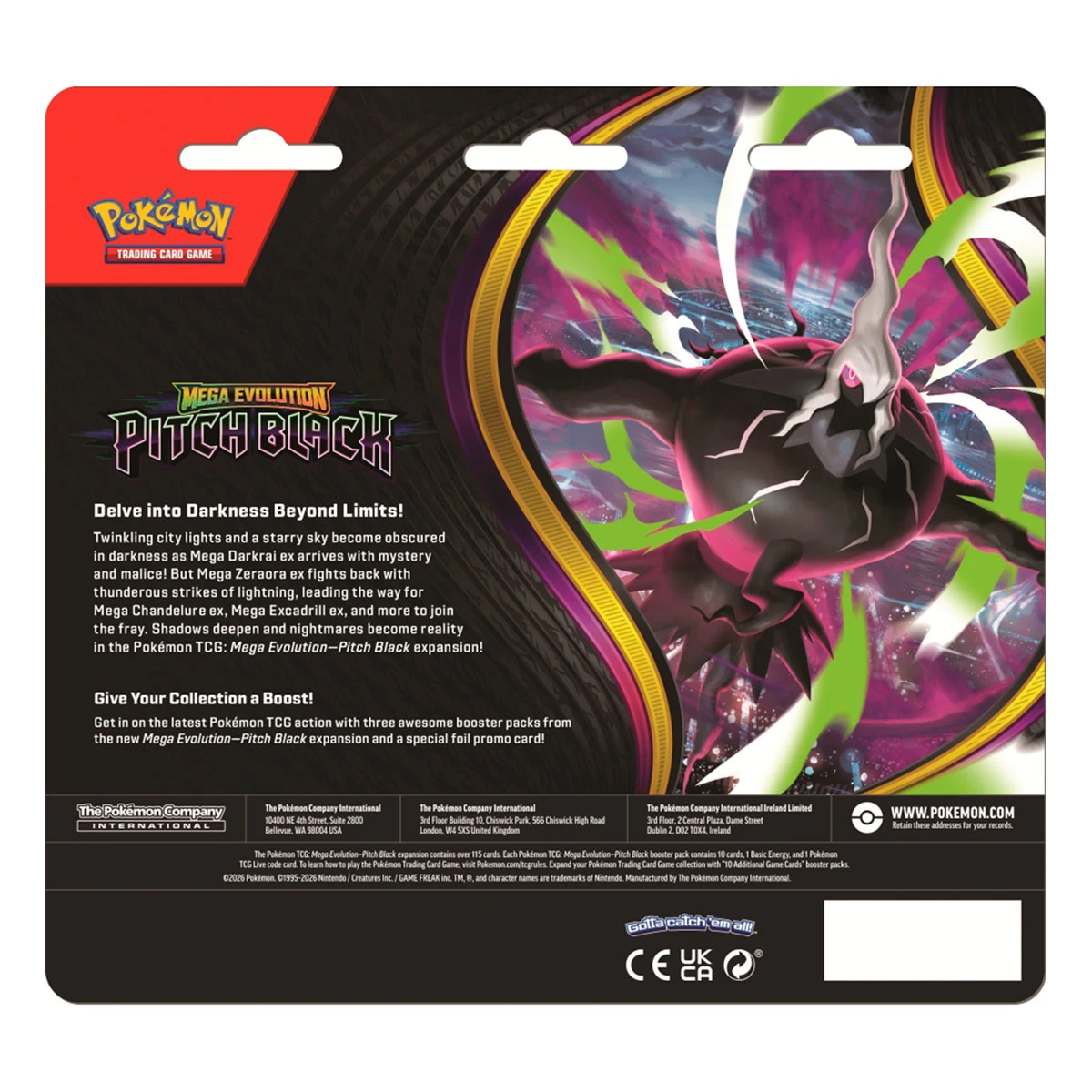 PACK X3 SOBRES CARTAS COLECCIONABLES POKÉMON TGC 10-10419-120-TCG PITCH BOOST INGLÉS - 2