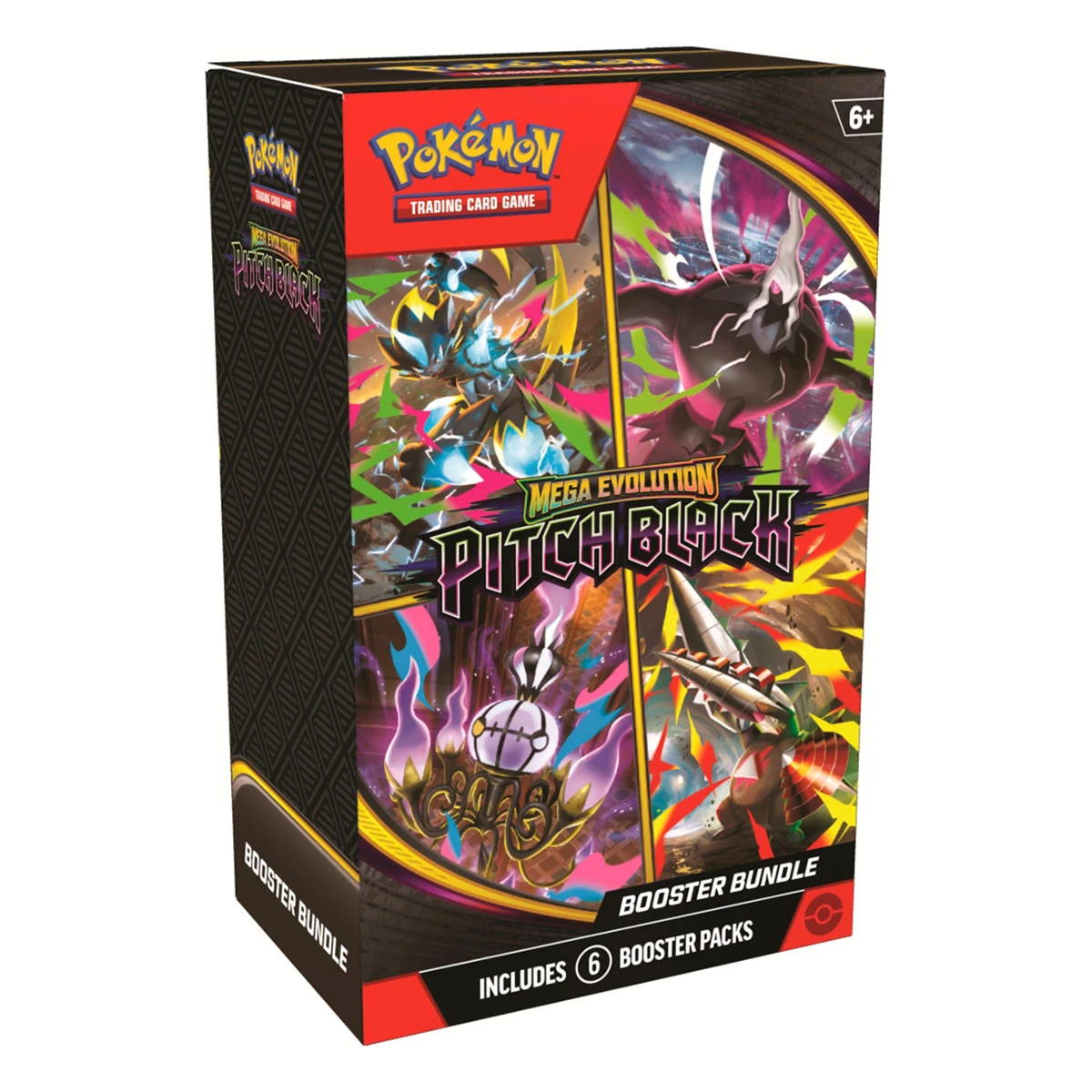 PACK X6 SOBRES CARTAS COLECCIONABLES POKÉMON TGC 10-10422-109-TCG PITCH BOOST BUNDLE INGLÉS - 1