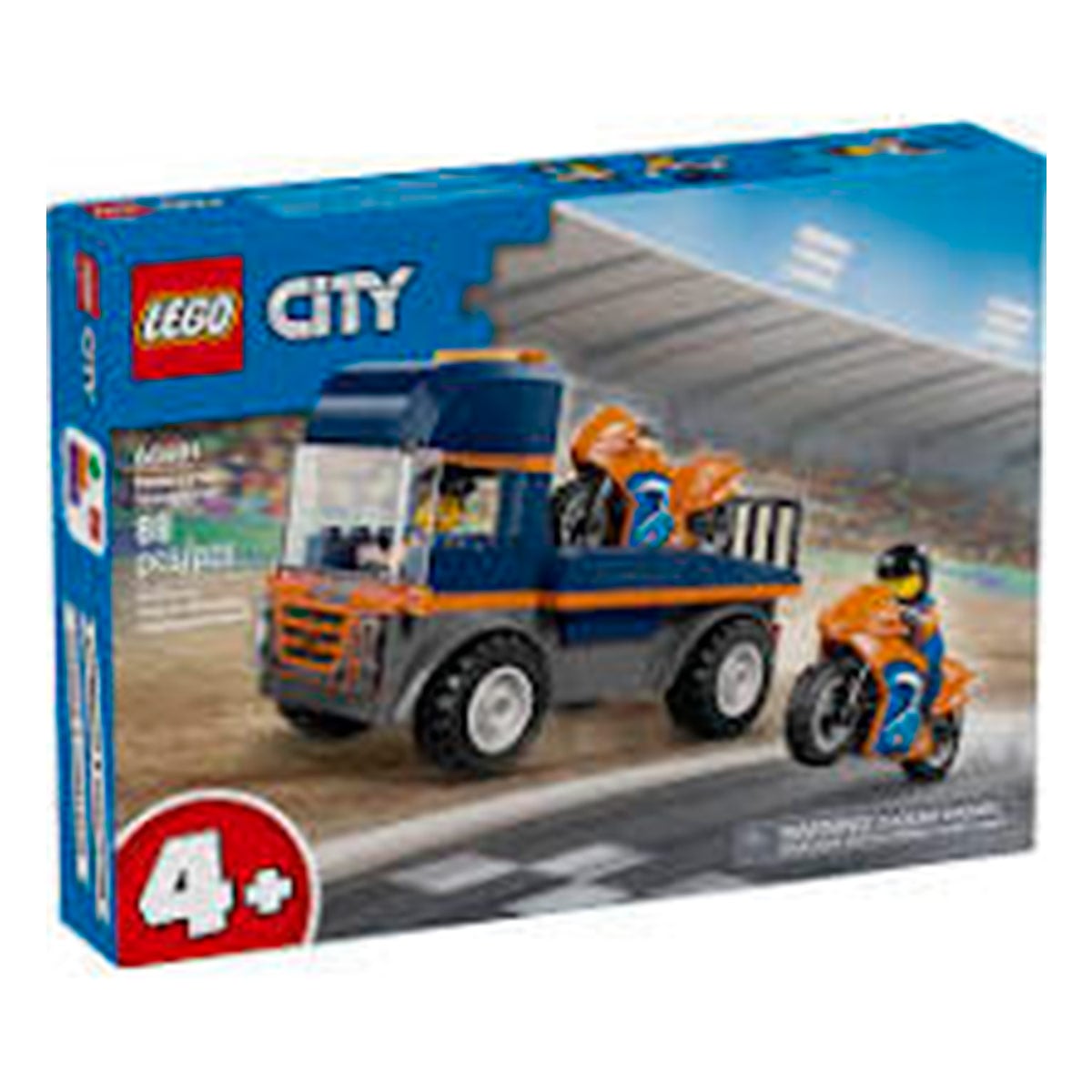 BLOQUES DE CONSTRUCCIÓN LEGO CAMIÓN DE TRANSPORTE DE MOTOS - 2