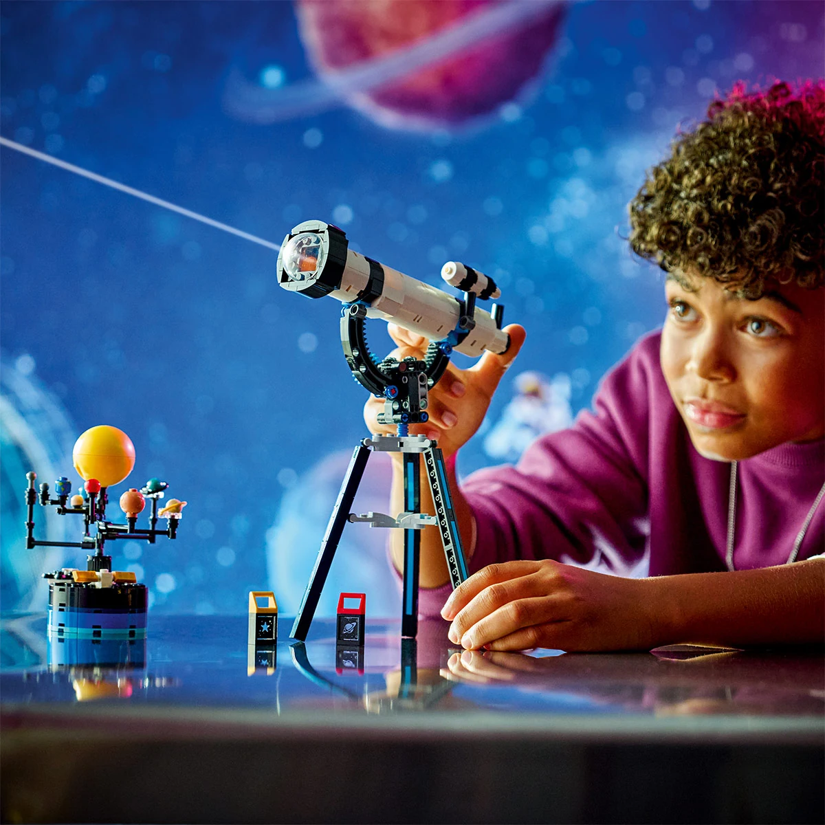 BLOQUES DE CONSTRUCCIÓN LEGO TELESCOPIO DE EXPLORACIÓN ESPACIAL - 2