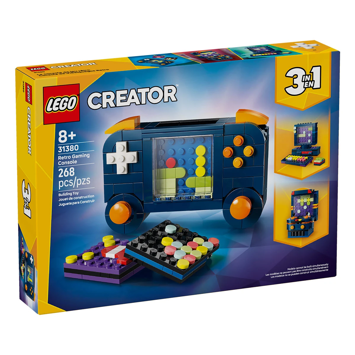 BLOQUES DE CONSTRUCCIÓN LEGO CONSOLA DE VIDEOJUEGOS RETRO - 1