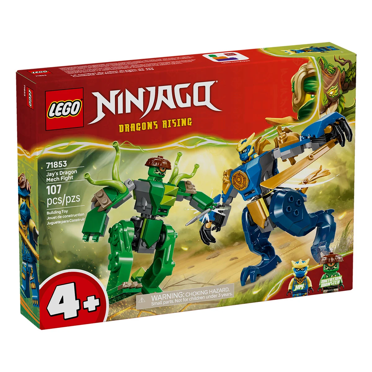 BLOQUES DE CONSTRUCCIÓN LEGO COMBATE DEL MECA DRAGÓN DE JAY - 1