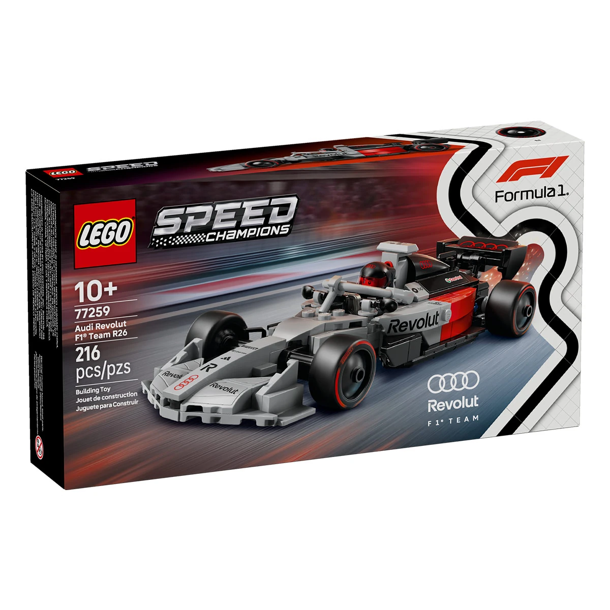 BLOQUES DE CONSTRUCCIÓN LEGO COCHE DE CARRERAS AUDI REVOLUT F1 TEAM R26 - 1
